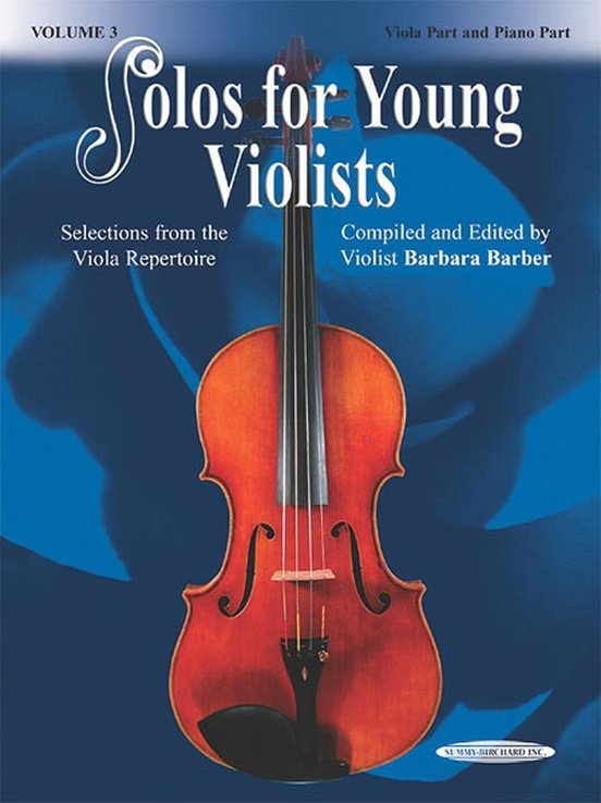 Solos for Young Violists - Viola & Piano- Volume 3