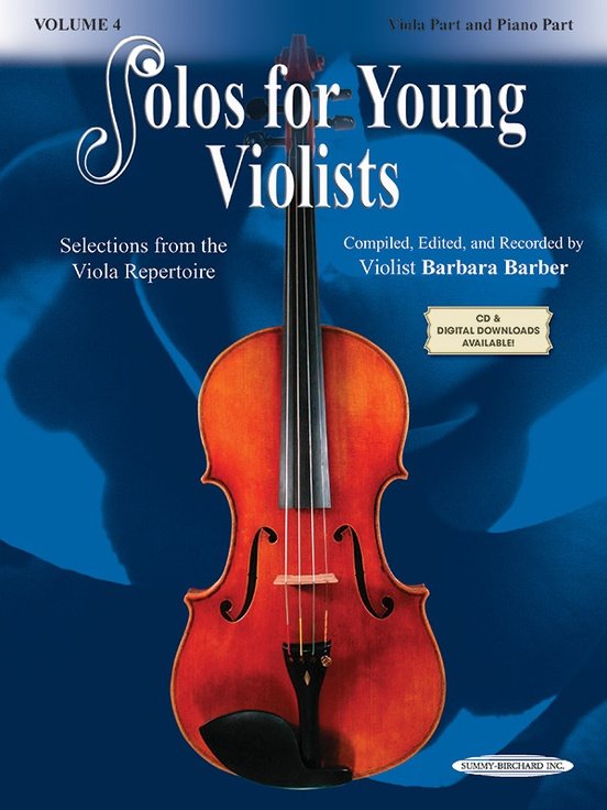 Solos for Young Violists Viola & Piano- Volume 4 Book, Alfred Publishing