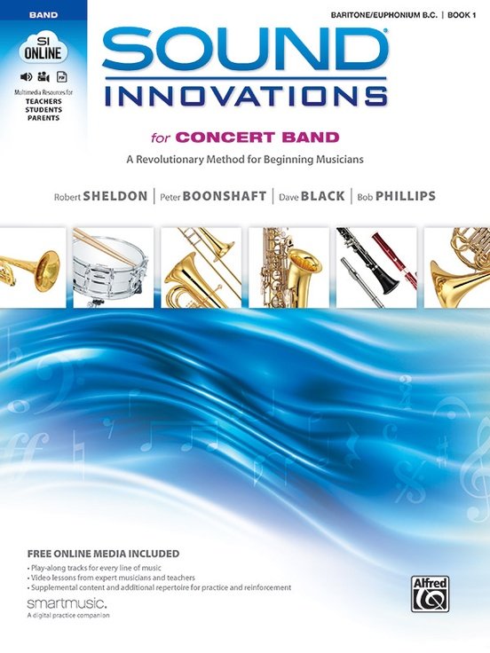 Sound Innovations for Concert Band - Baritone/Euphonium B.C. Book 1 Alfred Publishing