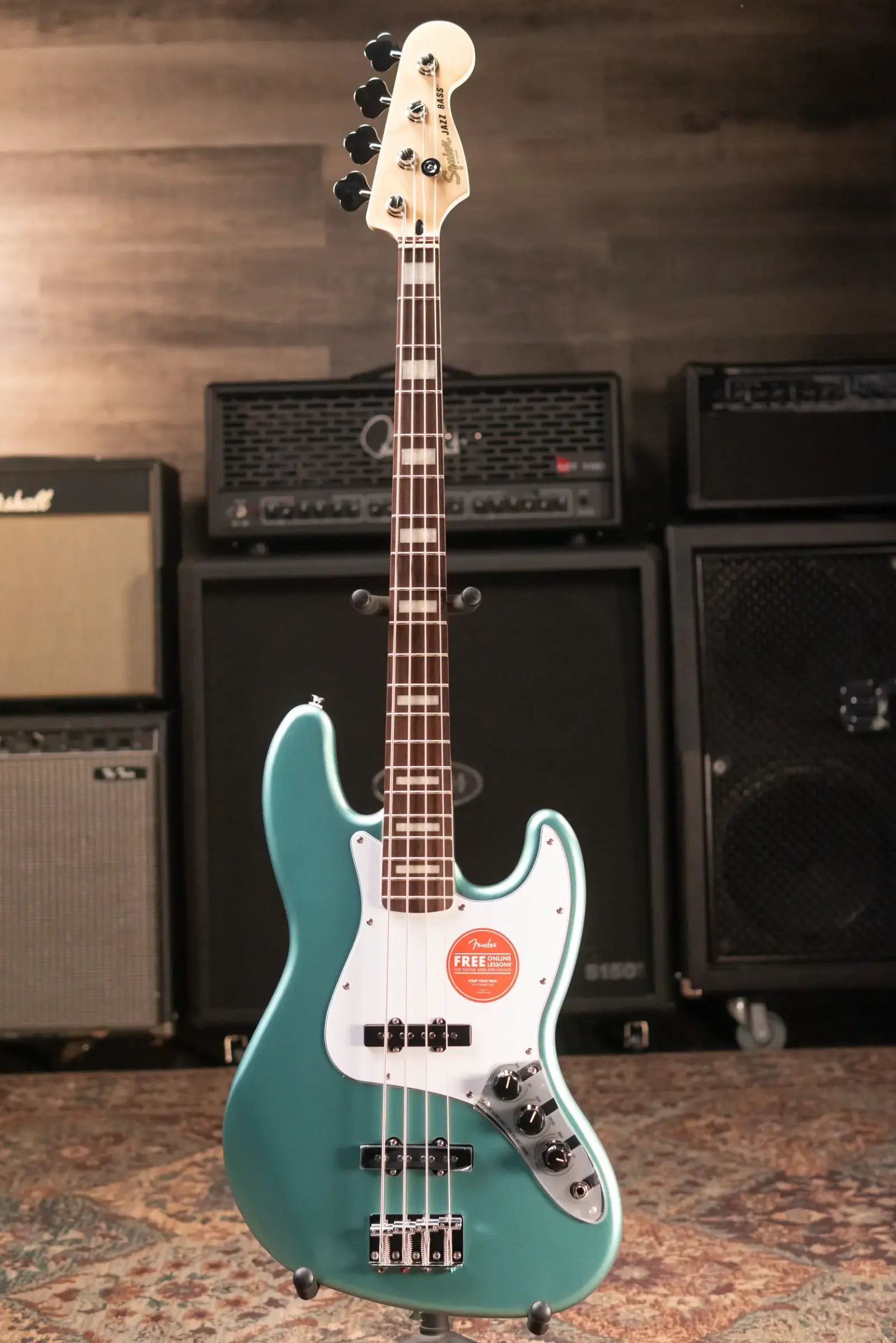Squier Affinity Series Active Jazz Bass - Mystic Sea Foam Green