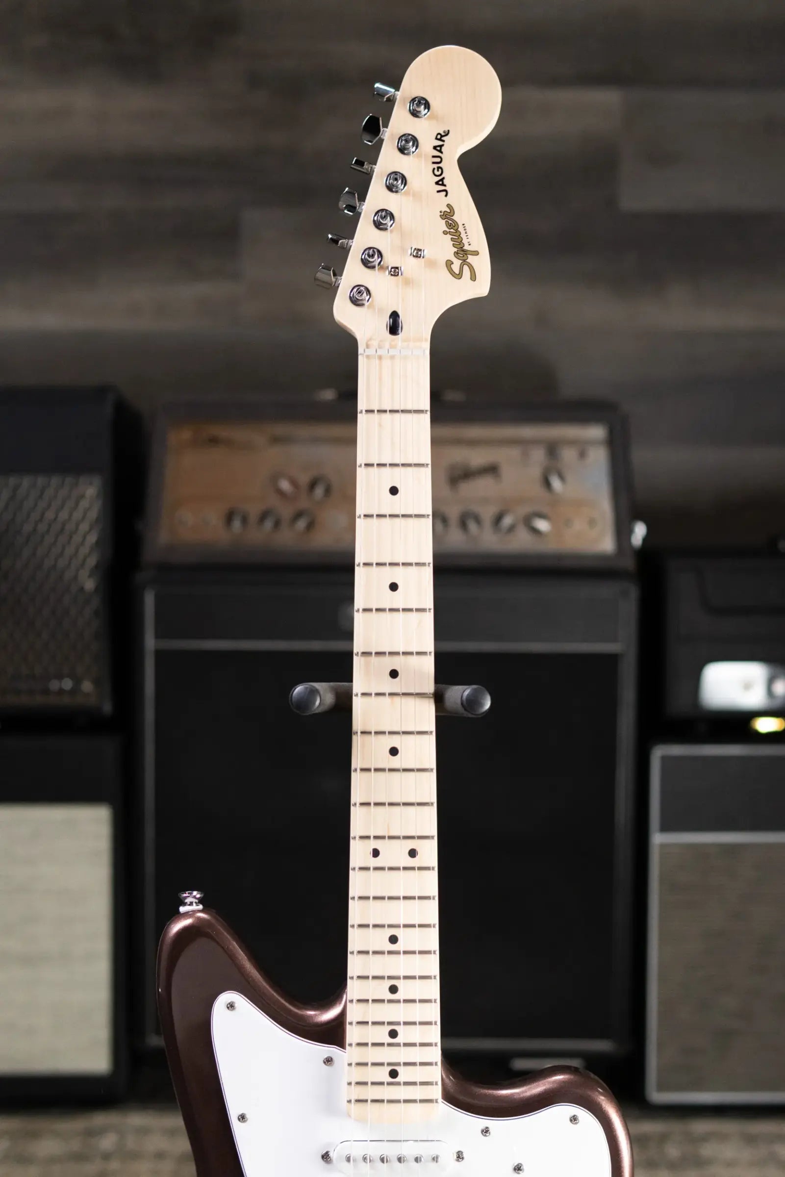 Squier Affinity Series Jaguar Electric Guitar - Mystic Metallic Brown