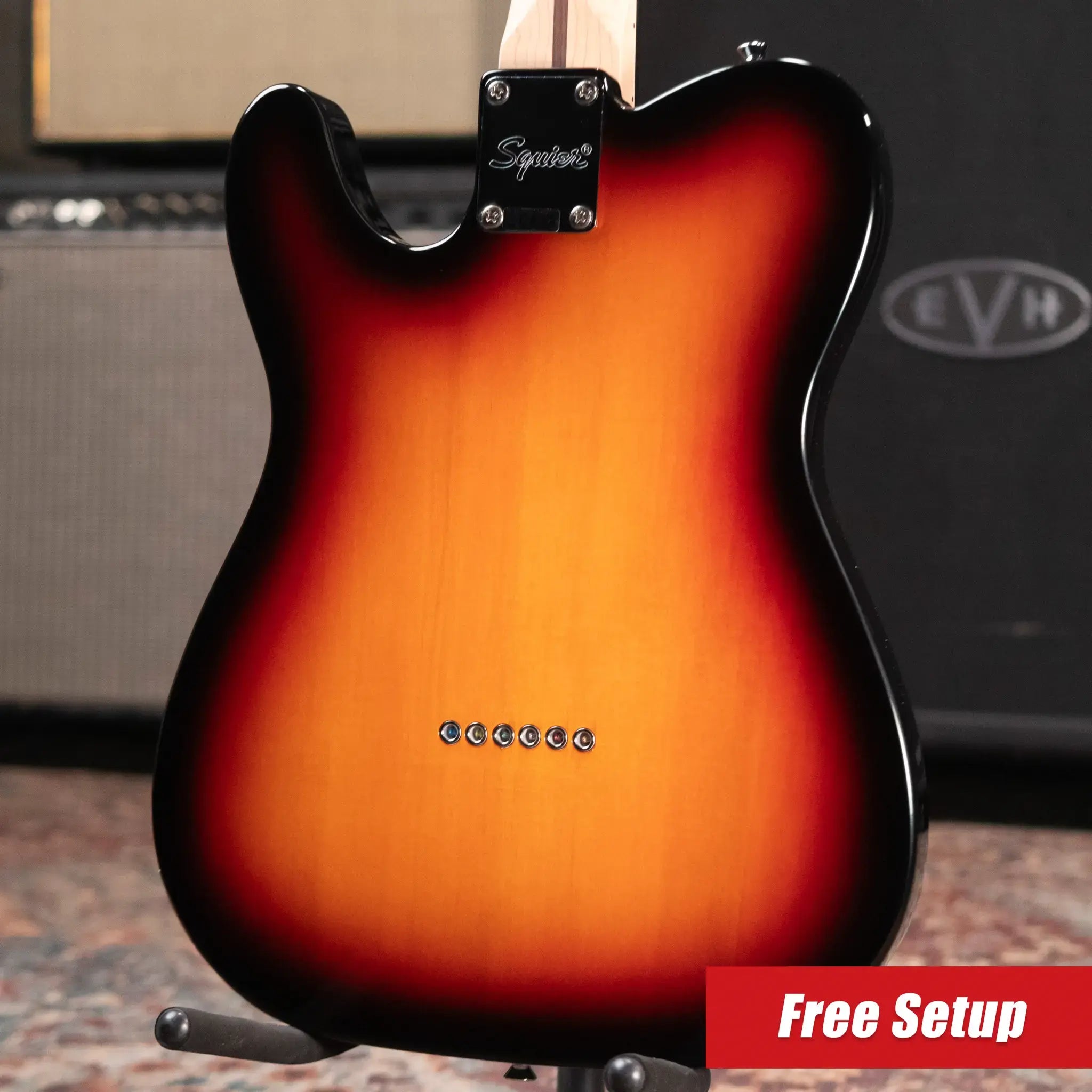 Squier Affinity Series Telecaster Thinline Electric Guitar - 3-Color Sunburst