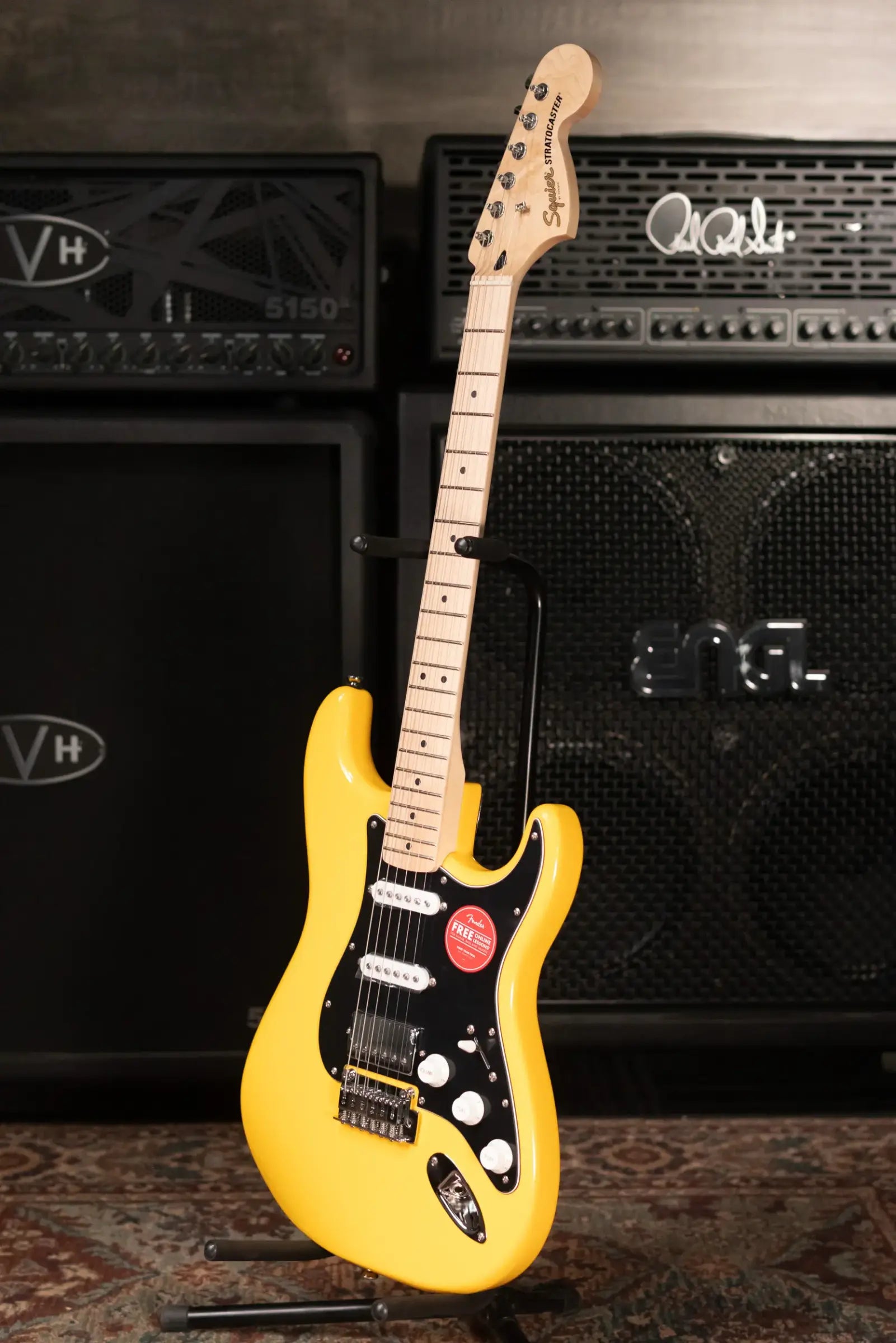Squier Affinity Stratocaster HSS Electric Guitar - Graffiti Yellow