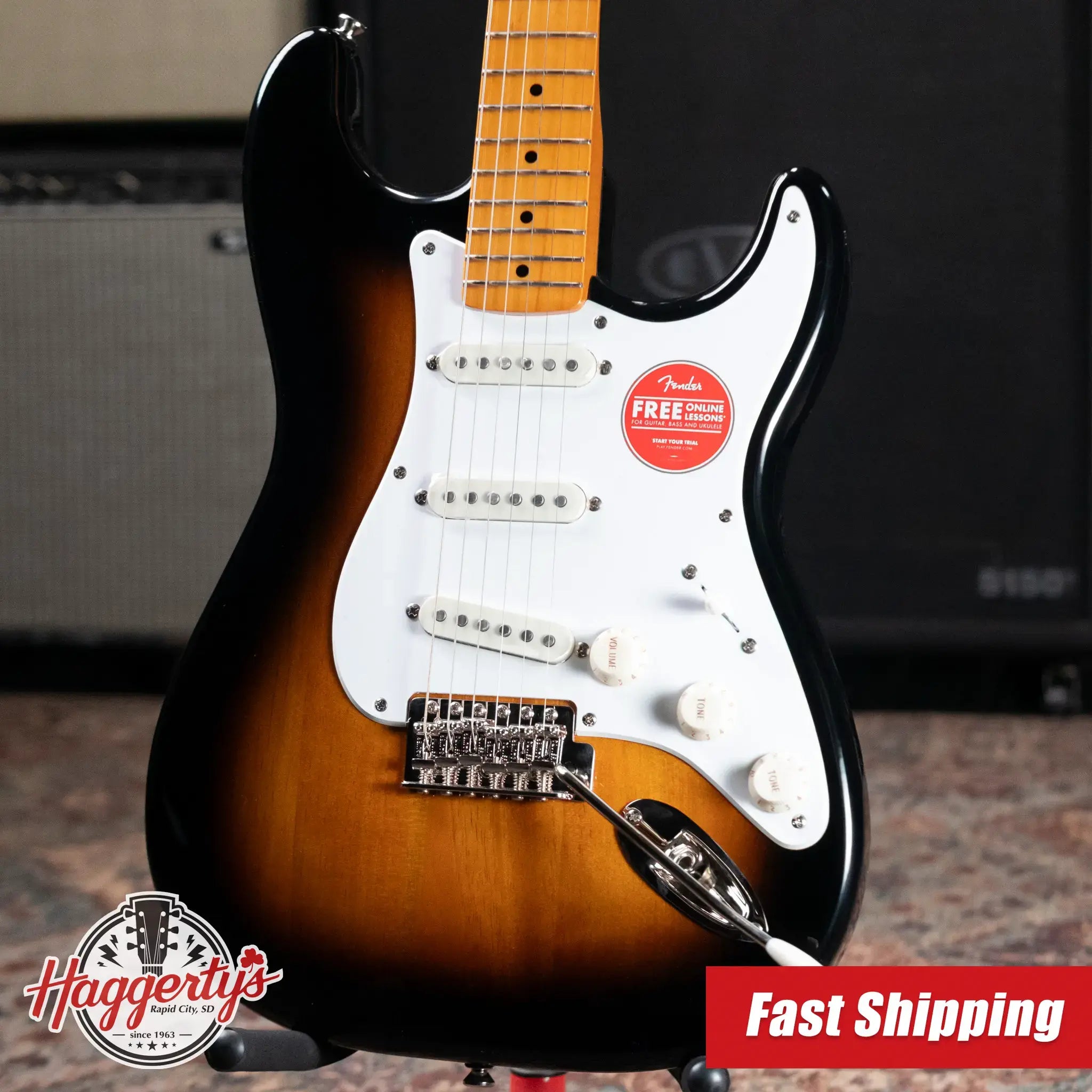 Squier Classic Vibe '50s Stratocaster Electric Guitar - 2-Color Sunburst