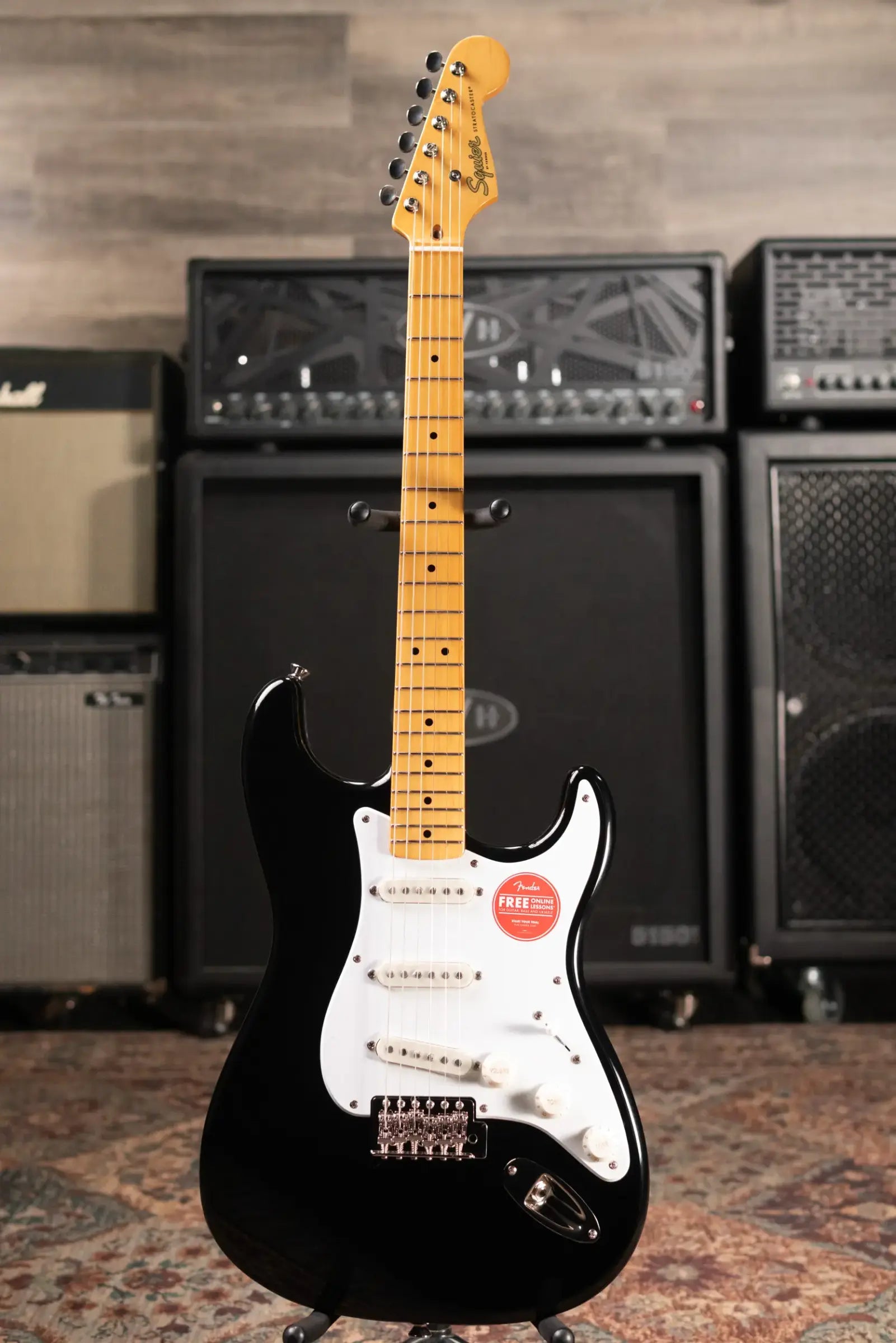 Squier Classic Vibe '50s Stratocaster Electric Guitar - Black