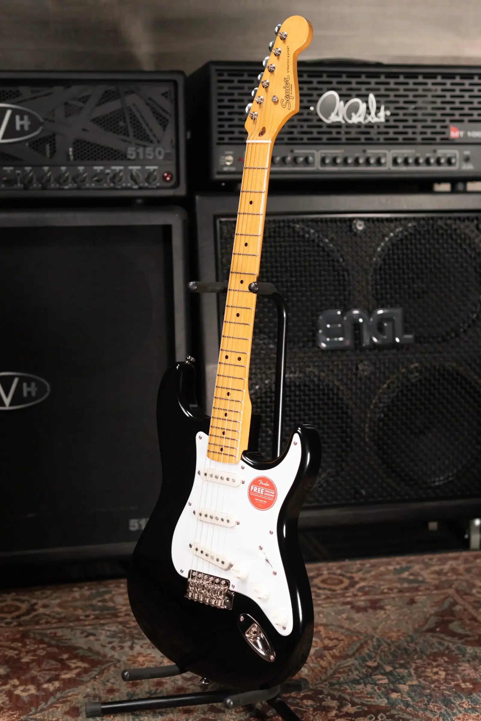 Squier Classic Vibe '50s Stratocaster Electric Guitar - Black