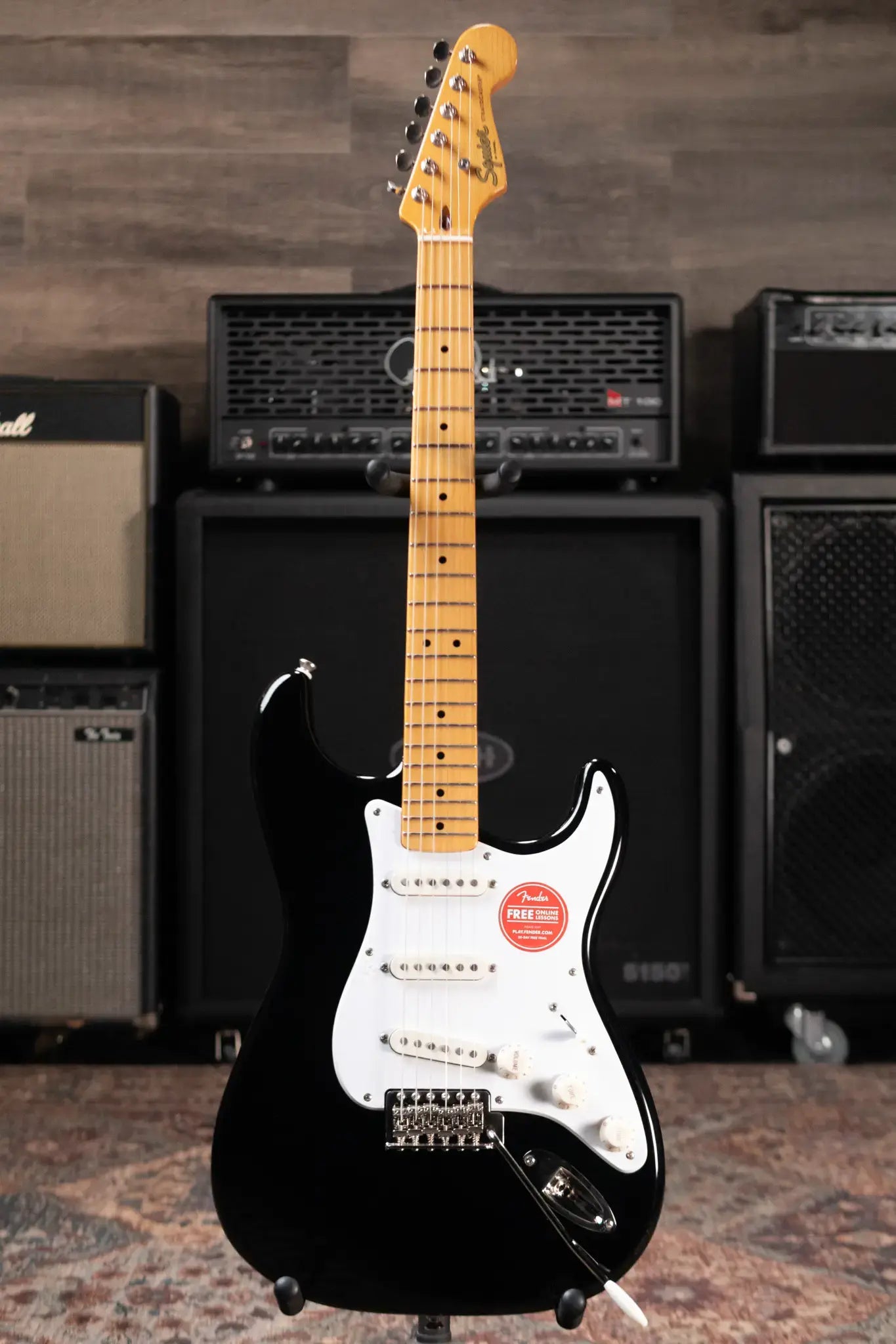 Squier Classic Vibe '50s Stratocaster Electric Guitar - Black