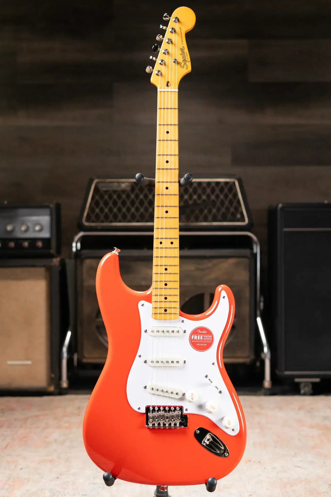 Squier Classic Vibe '50s Stratocaster Electric Guitar - Fiesta Red