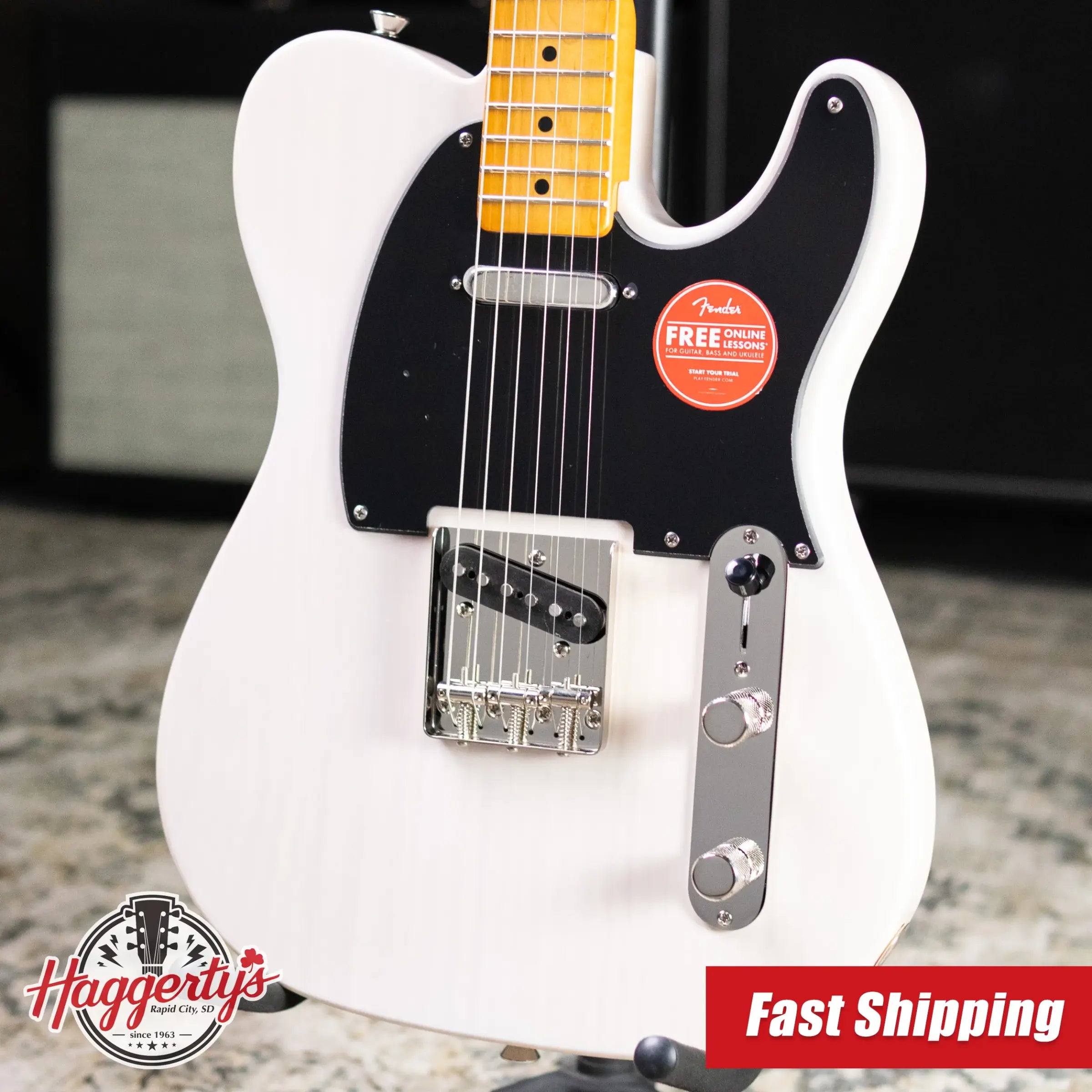 Squier Classic Vibe '50s Telecaster Electric Guitar - White Blonde