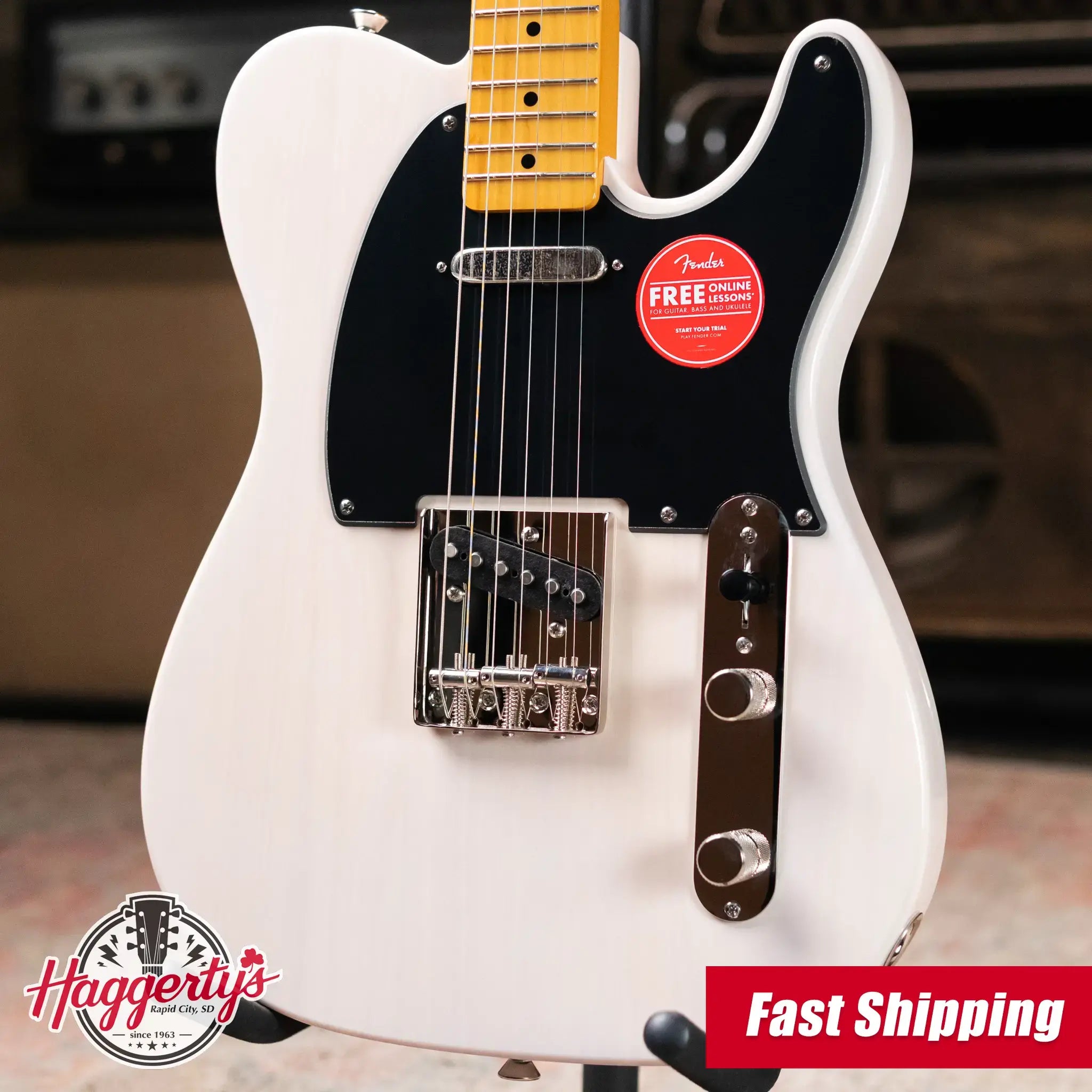 Squier Classic Vibe '50s Telecaster Electric Guitar - White Blonde