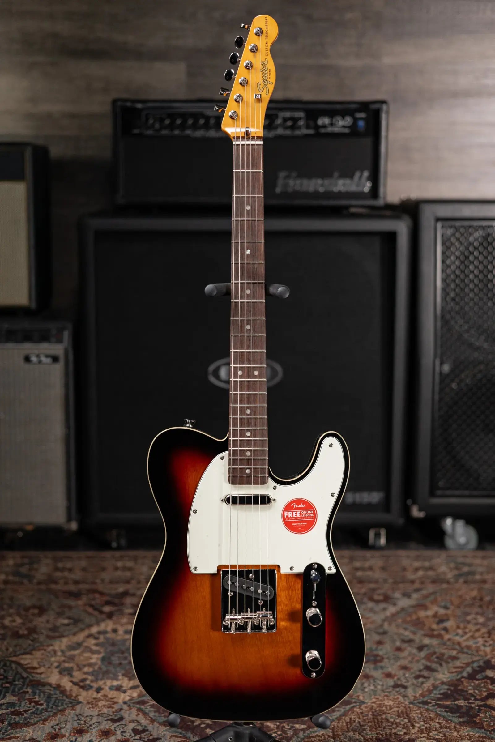 Squier Classic Vibe '60s Custom Telecaster Electric Guitar - 3-Color Sunburst