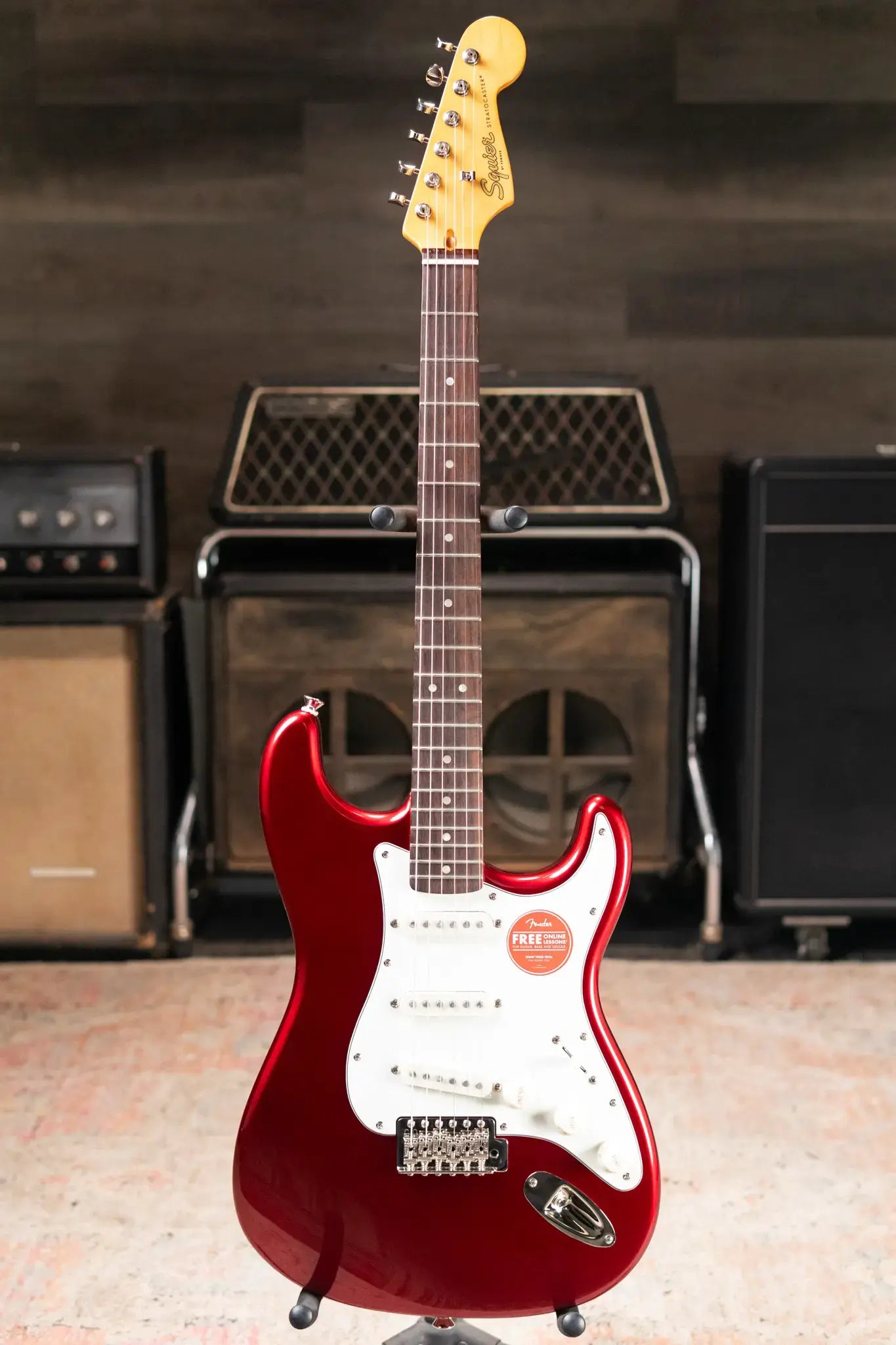 Squier Classic Vibe '60s Stratocaster Electric Guitar - Candy Apple Red