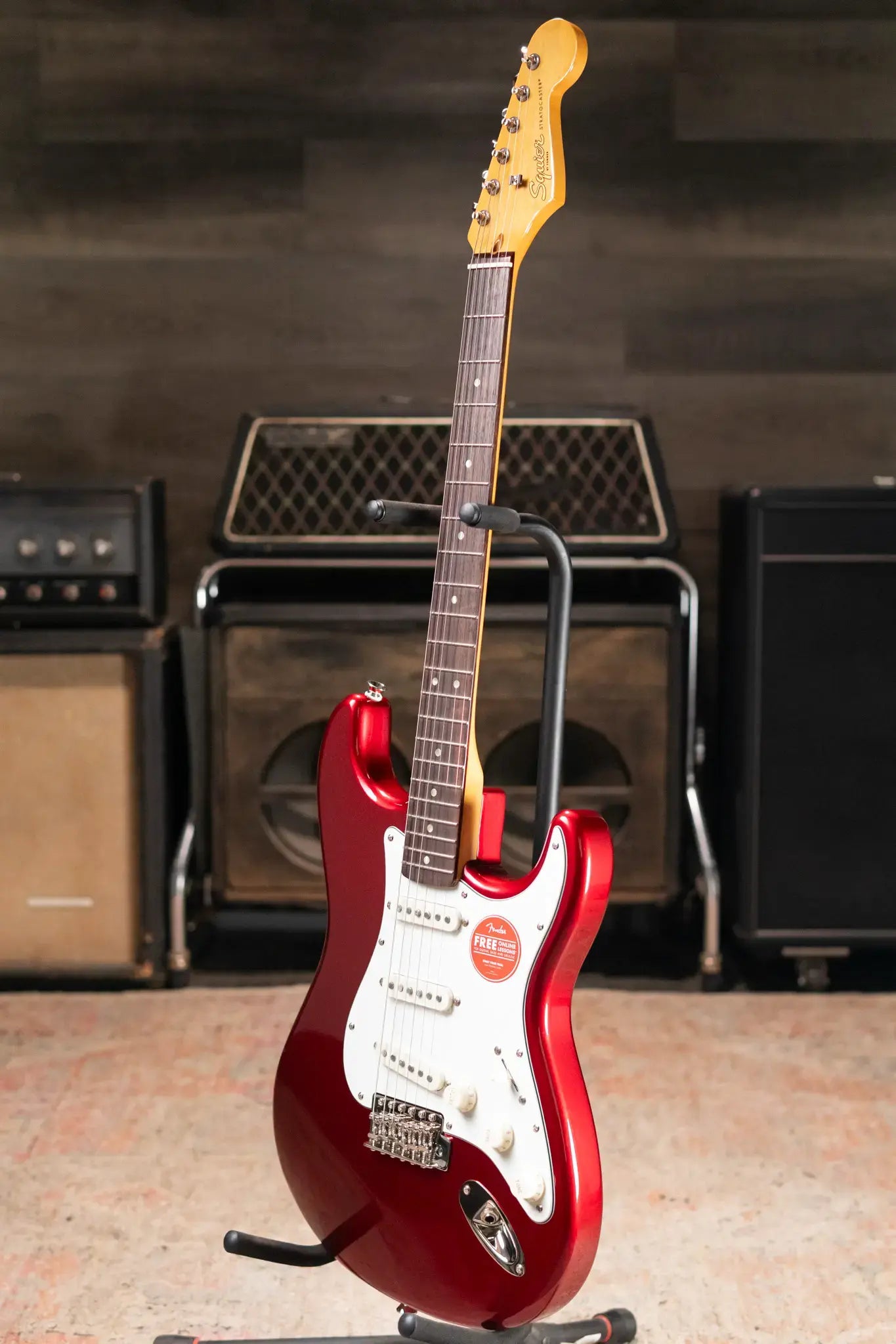 Squier Classic Vibe '60s Stratocaster Electric Guitar - Candy Apple Red