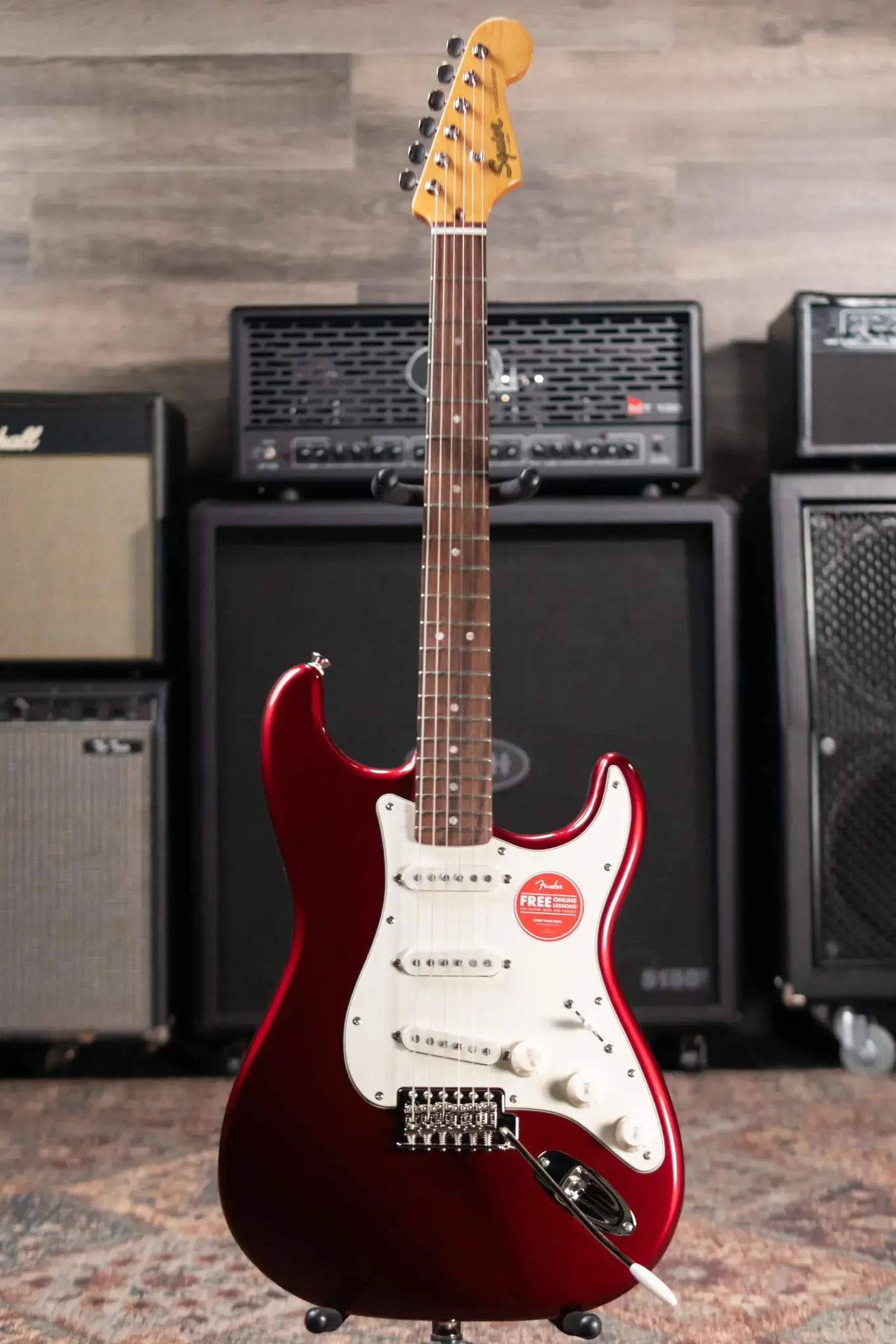 Squier Classic Vibe '60s Stratocaster Electric Guitar - Candy Apple Red