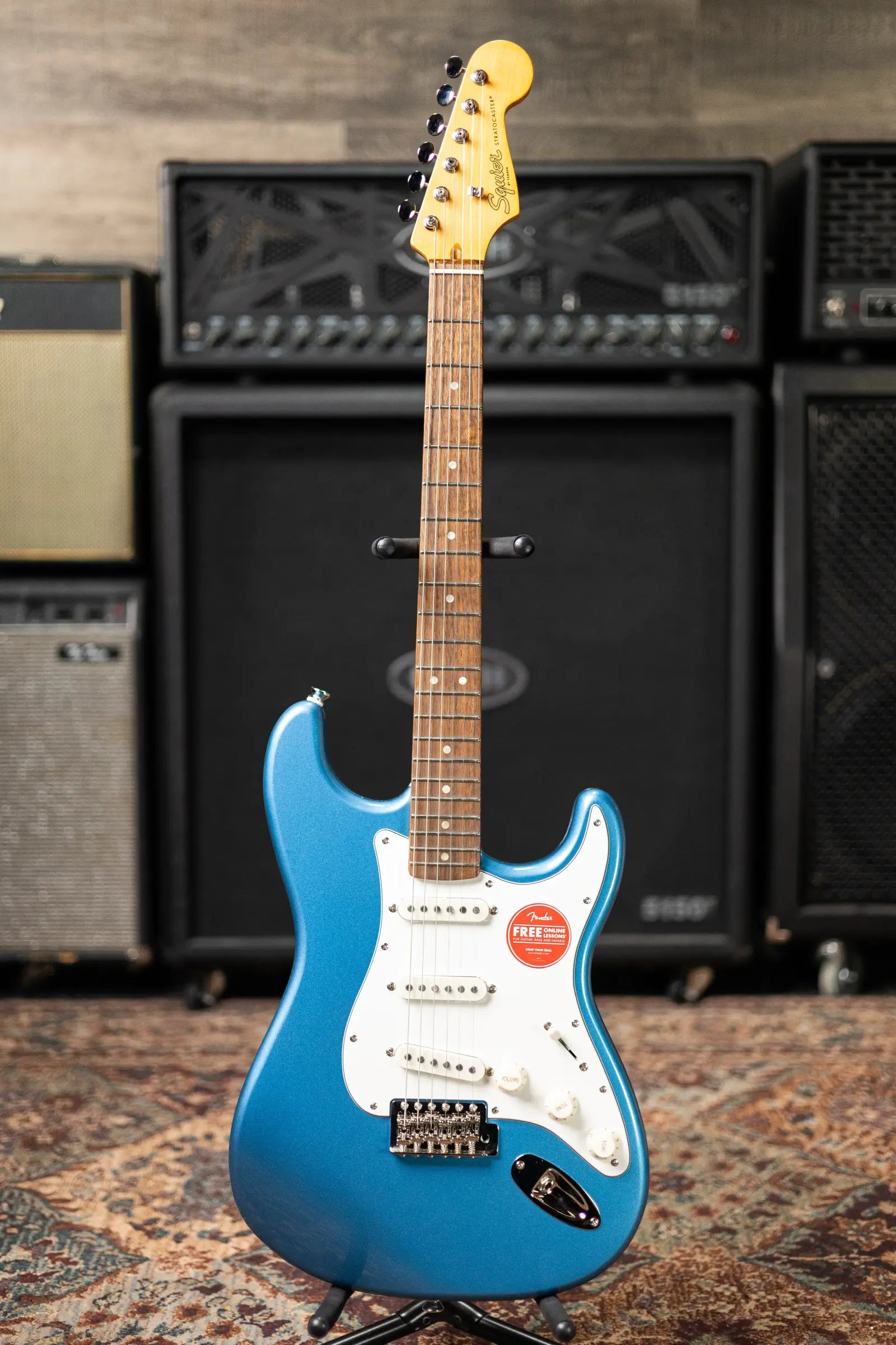 Squier Classic Vibe '60s Stratocaster Electric Guitar - Lake Placid Blue