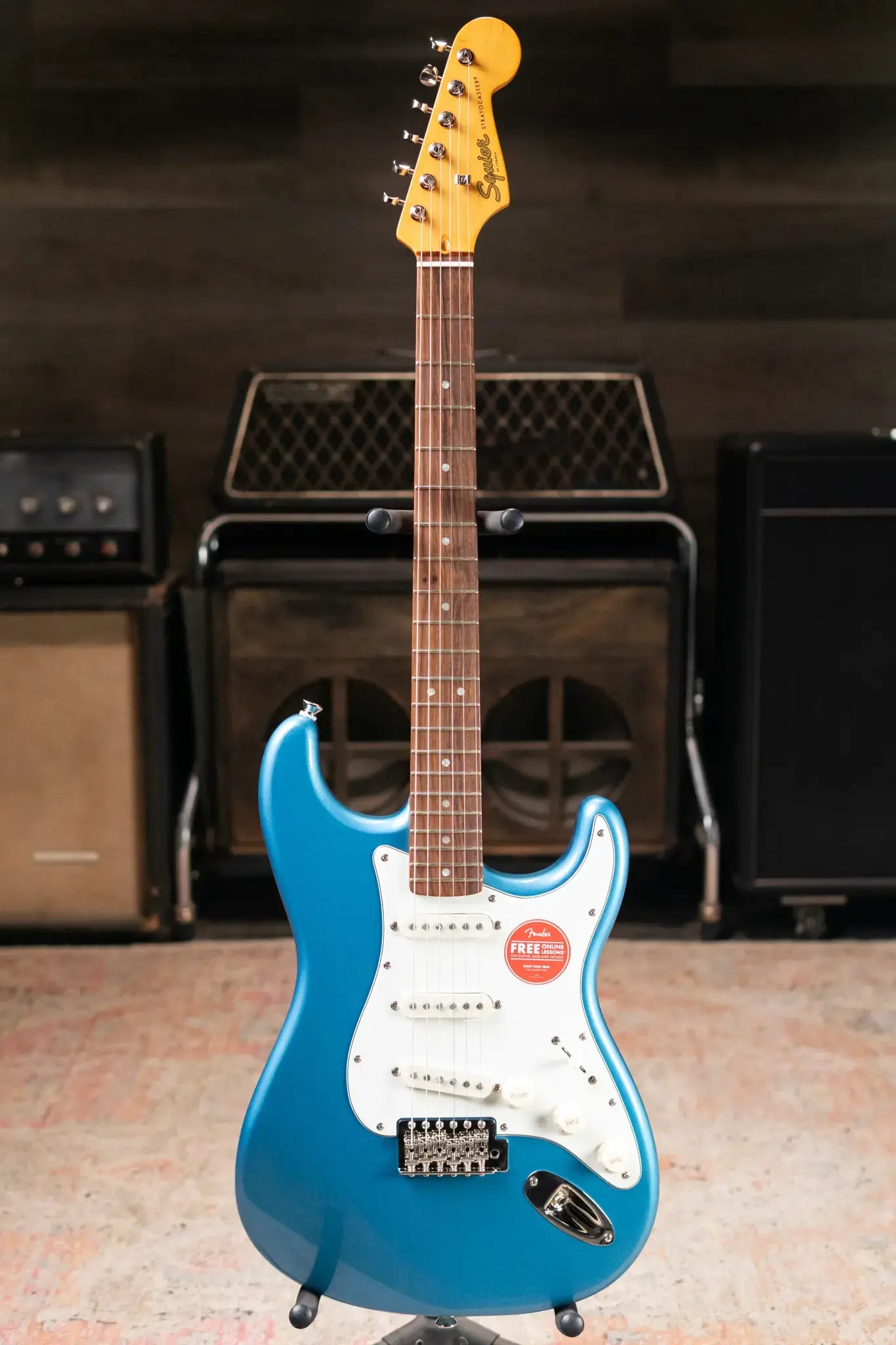 Squier Classic Vibe '60s Stratocaster Electric Guitar - Lake Placid Blue