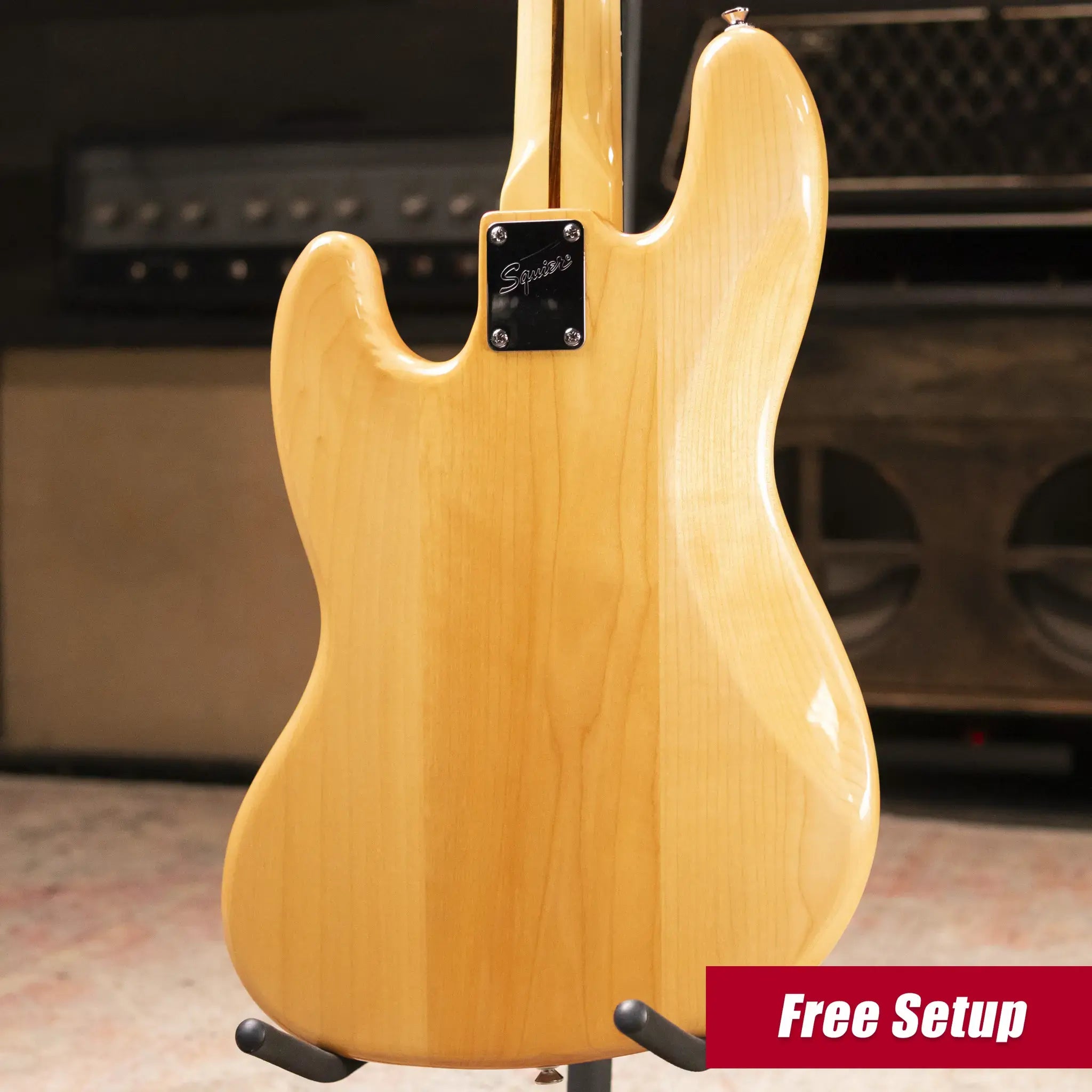 Squier Classic Vibe '70s Jazz Bass - Natural with Hardshell Case - Used