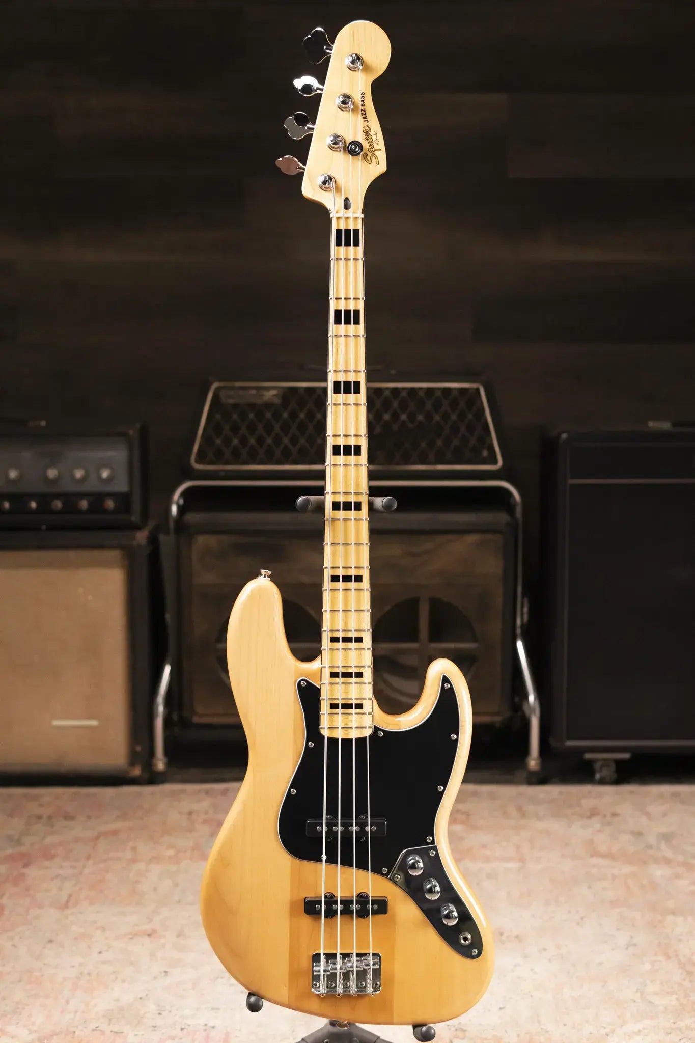 Squier Classic Vibe '70s Jazz Bass - Natural with Hardshell Case - Used