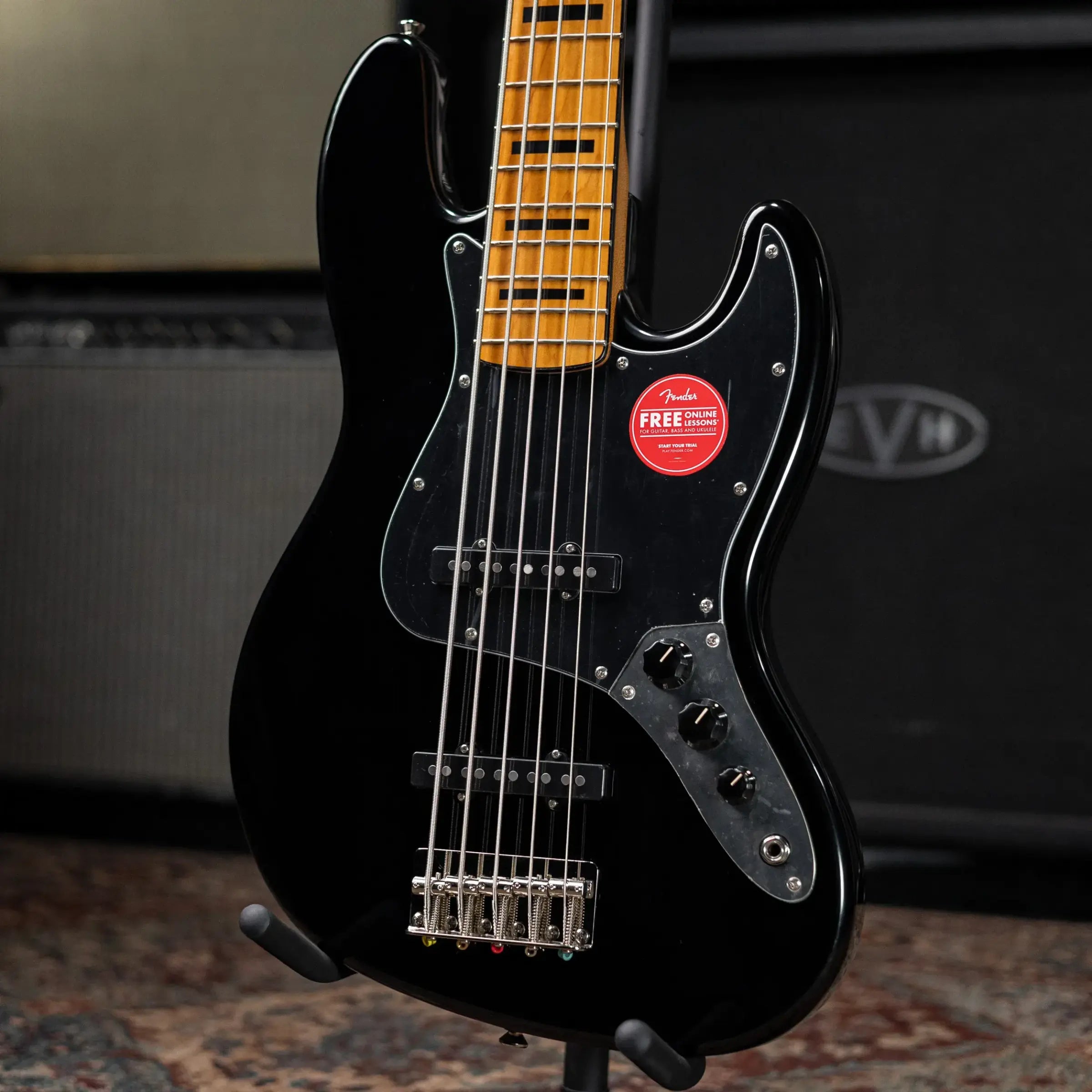 Squier Classic Vibe '70s Jazz Bass V - Black