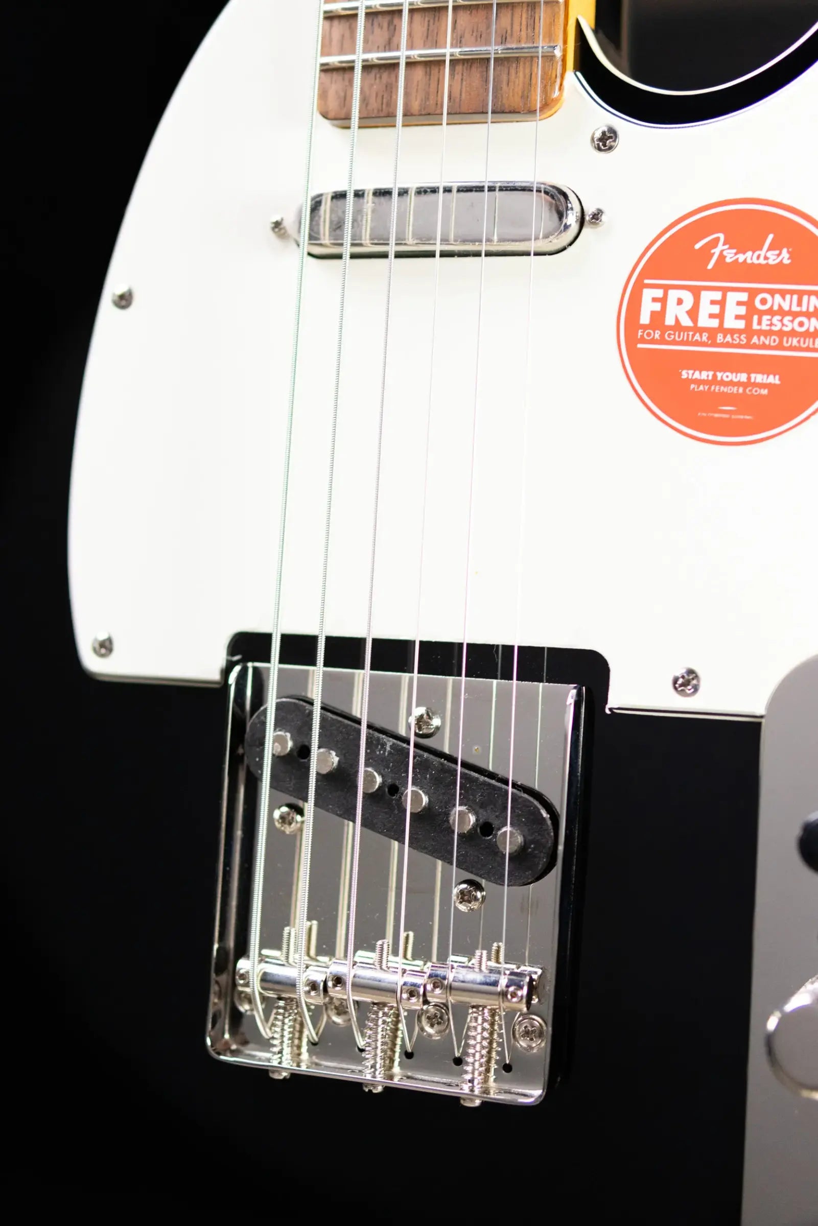 Squier Classic Vibe Baritone Custom Telecaster Electric Guitar - Black