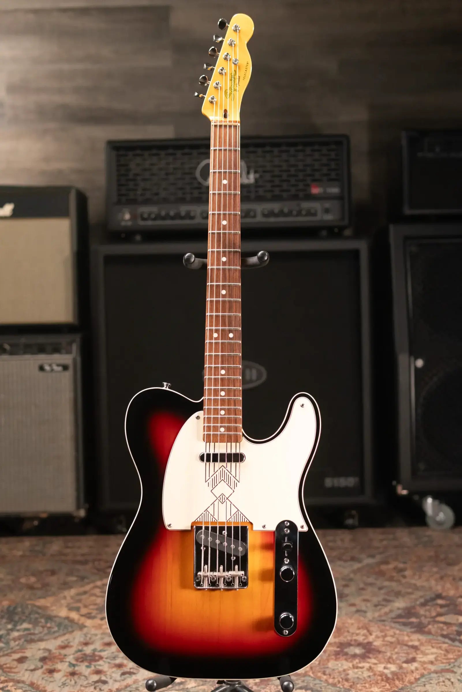 Squier Classic Vibe Custom Telecaster, Rosewood Fingerboard 3-Color Sunburst - Used