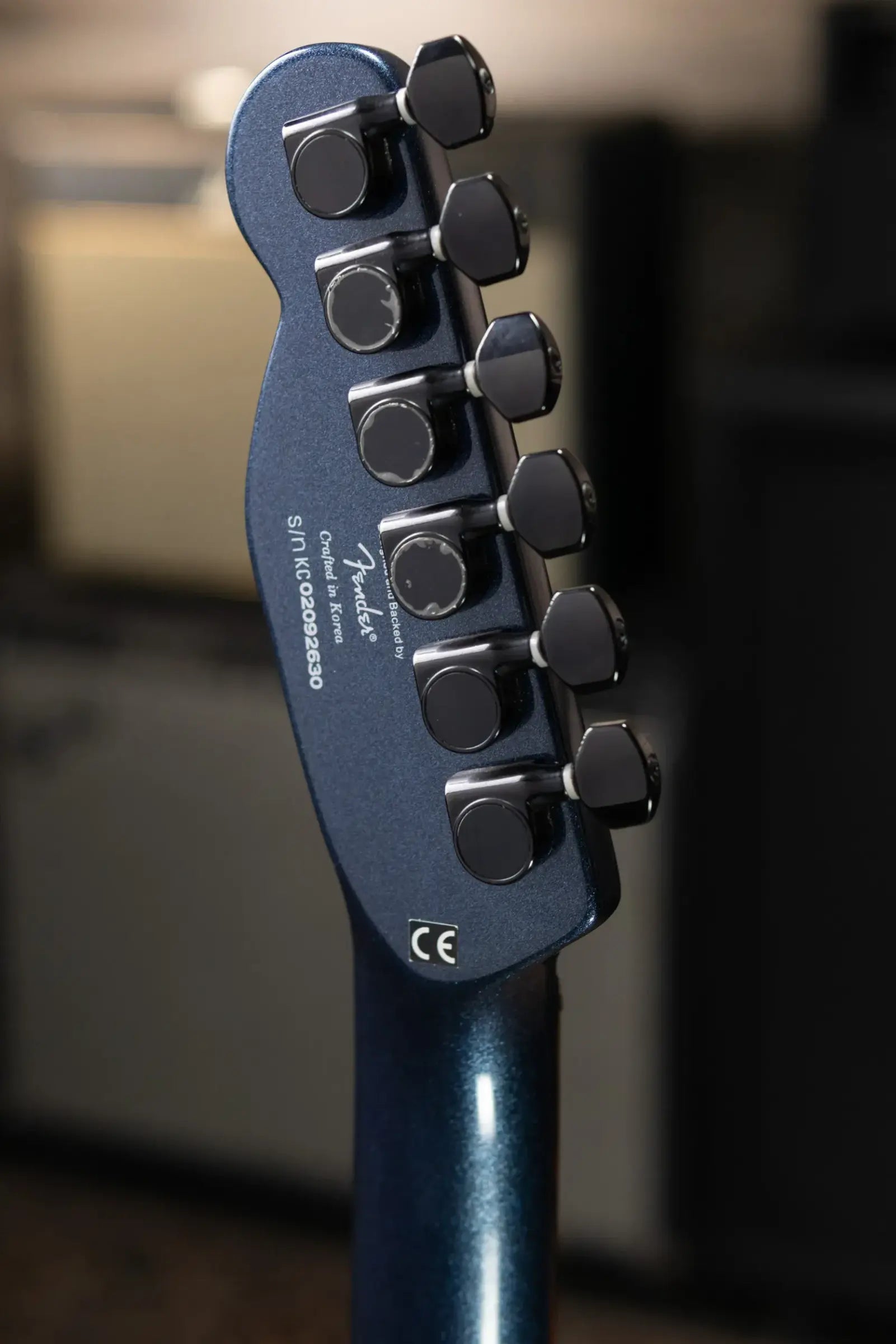 Squier Double Fat Telecaster Electric Guitar - Atlantic Blue Metallic - Used