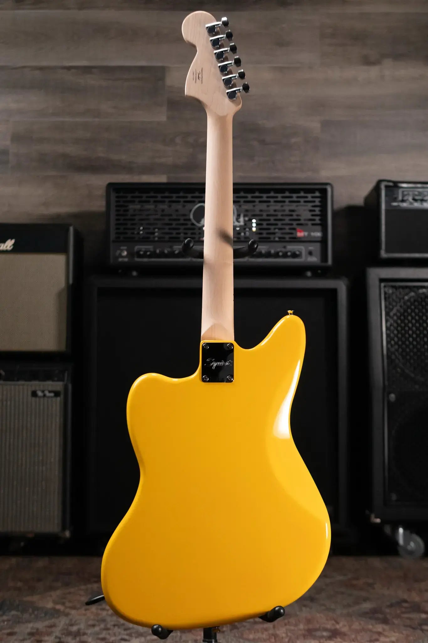 Squier FSR Affinity Jaguar Electric Guitar, Maple Fingerboard - Graffiti Yellow