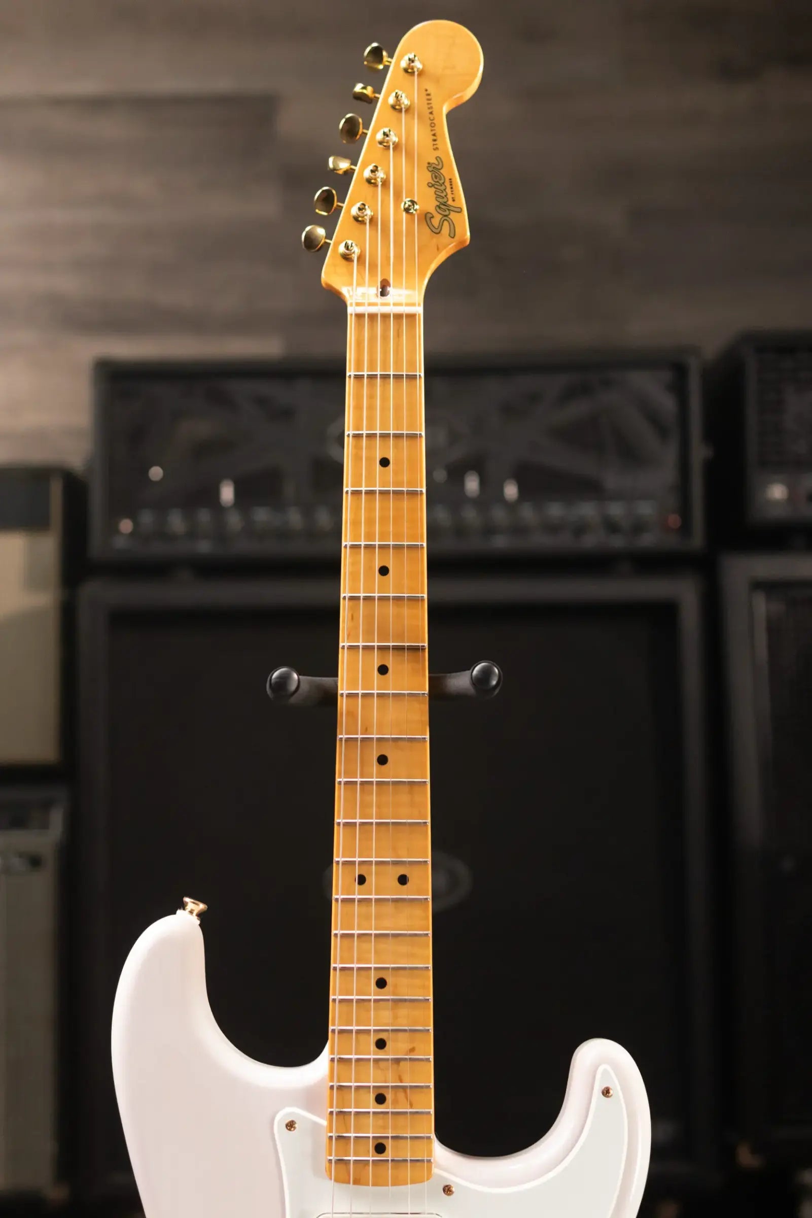 Squier FSR Classic Vibe '50s Stratocaster Electric Guitar - White Blonde, Gold Hardware