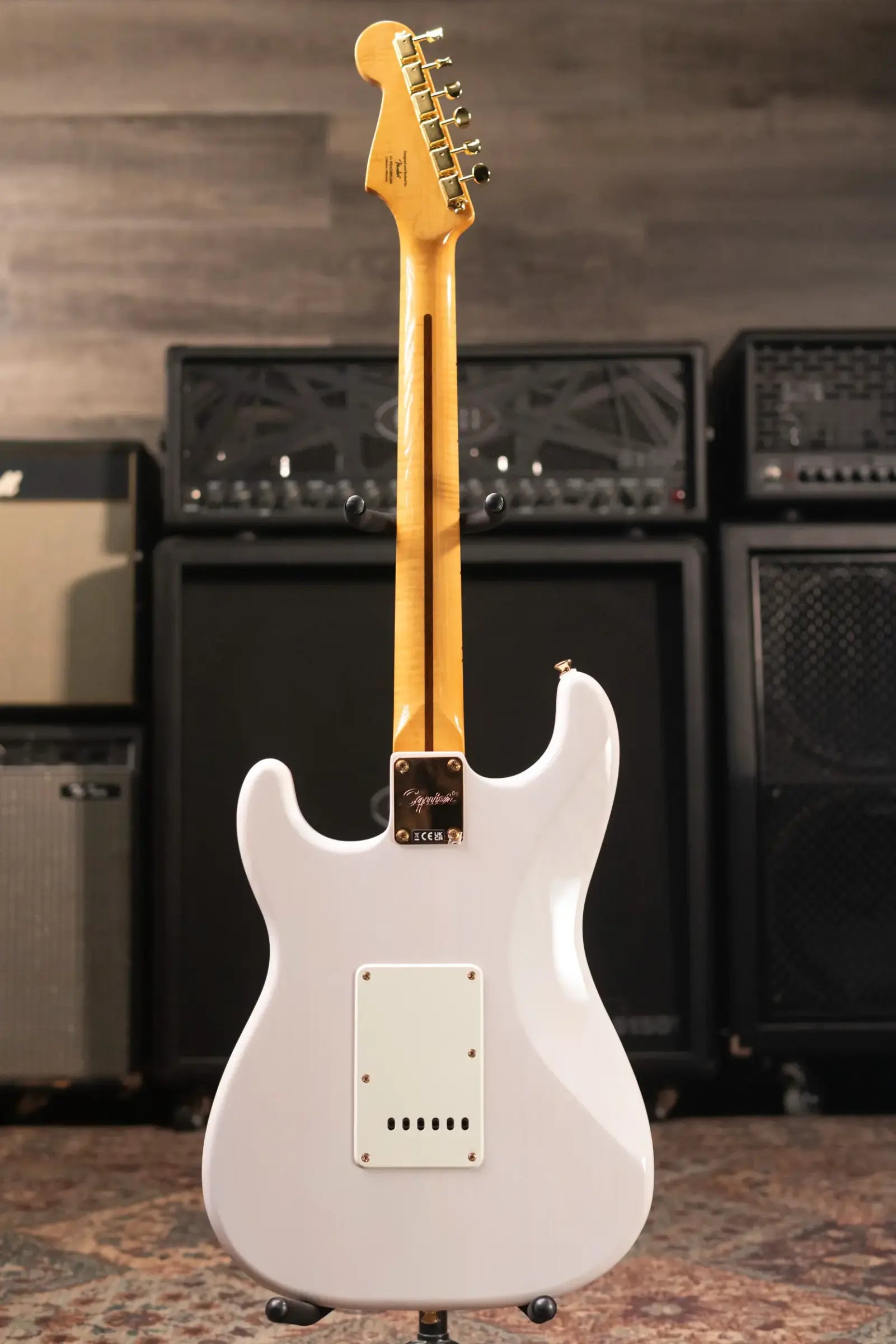 Squier FSR Classic Vibe '50s Stratocaster Electric Guitar - White Blonde, Gold Hardware