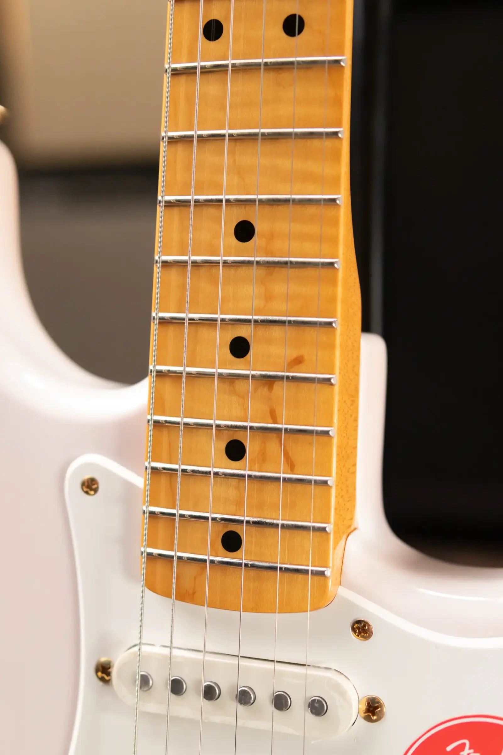 Squier FSR Classic Vibe '50s Stratocaster Electric Guitar - White Blonde, Gold Hardware