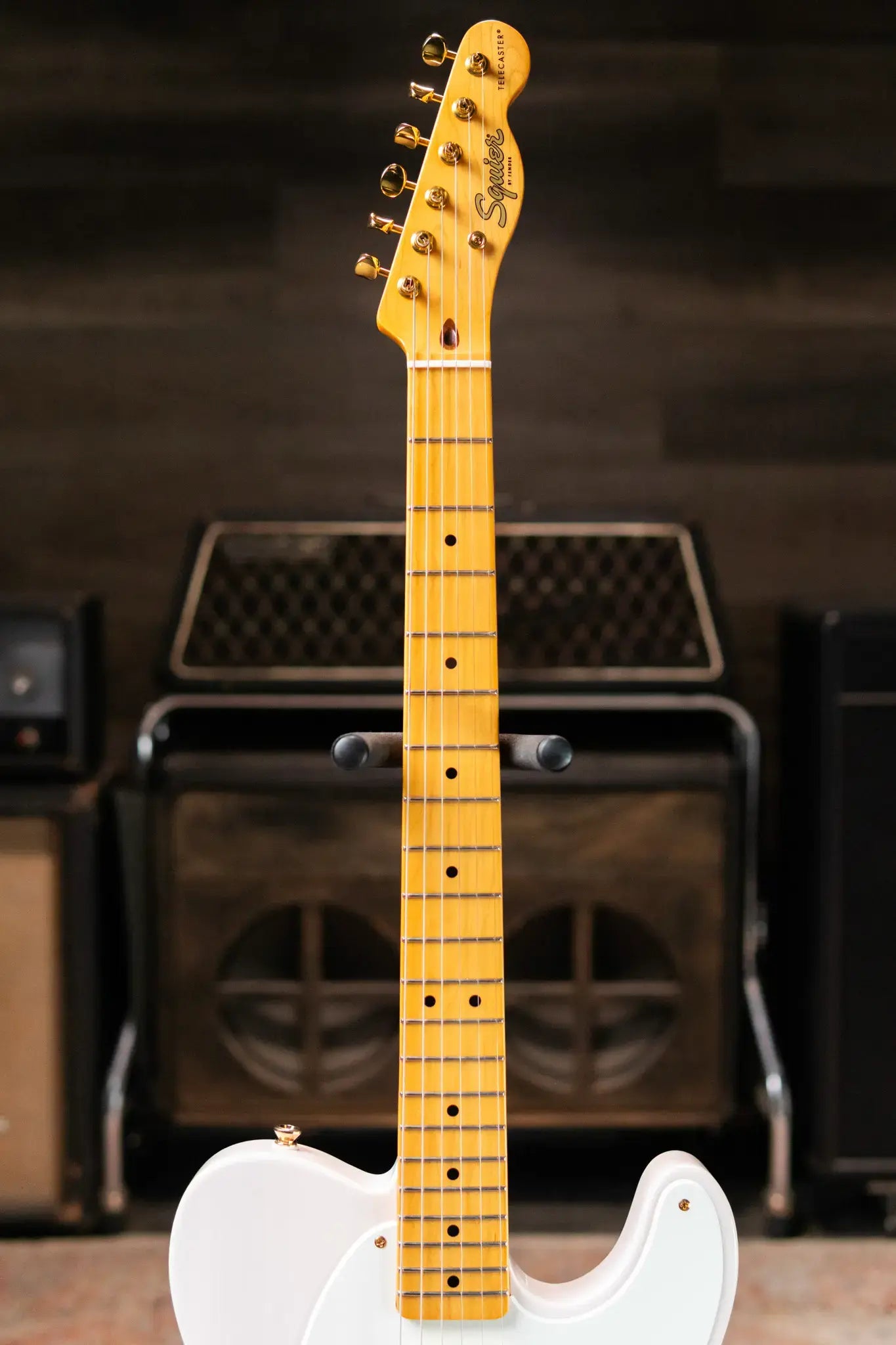 Squier FSR Classic Vibe '50s Telecaster Electric Guitar - White Blonde, Gold Hardware