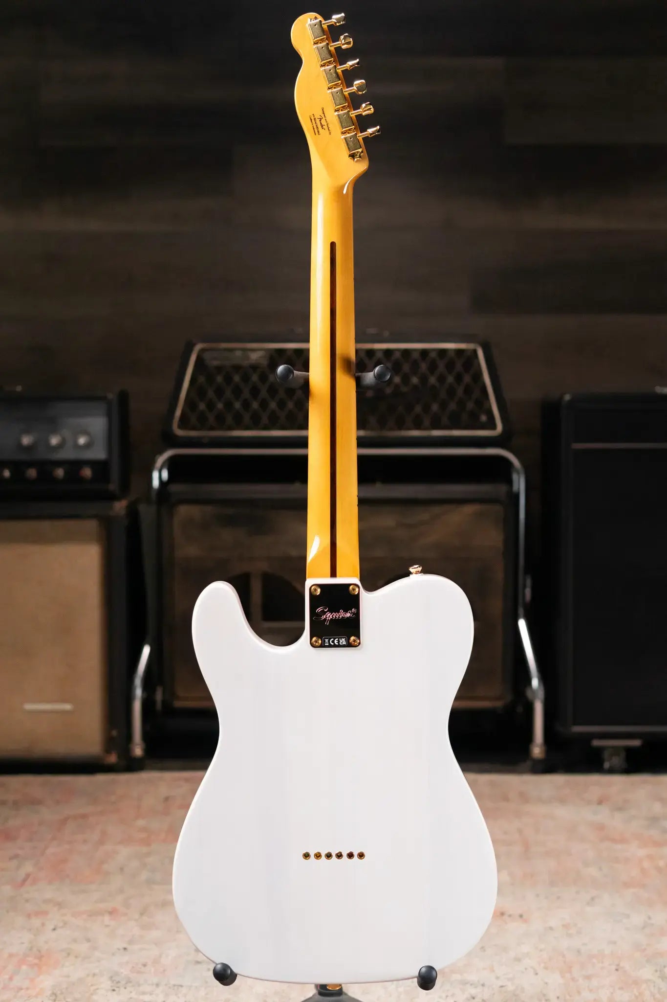 Squier FSR Classic Vibe '50s Telecaster Electric Guitar - White Blonde, Gold Hardware
