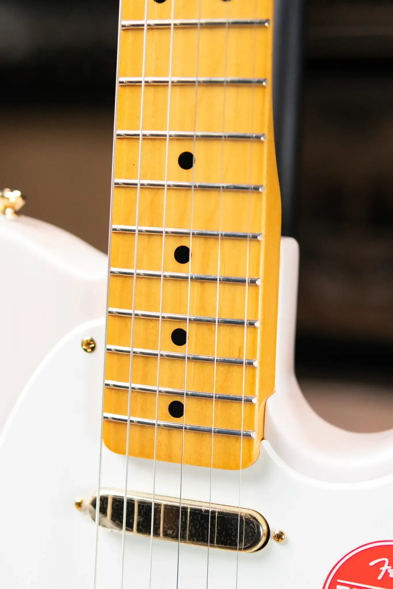 Squier FSR Classic Vibe '50s Telecaster Electric Guitar - White Blonde, Gold Hardware