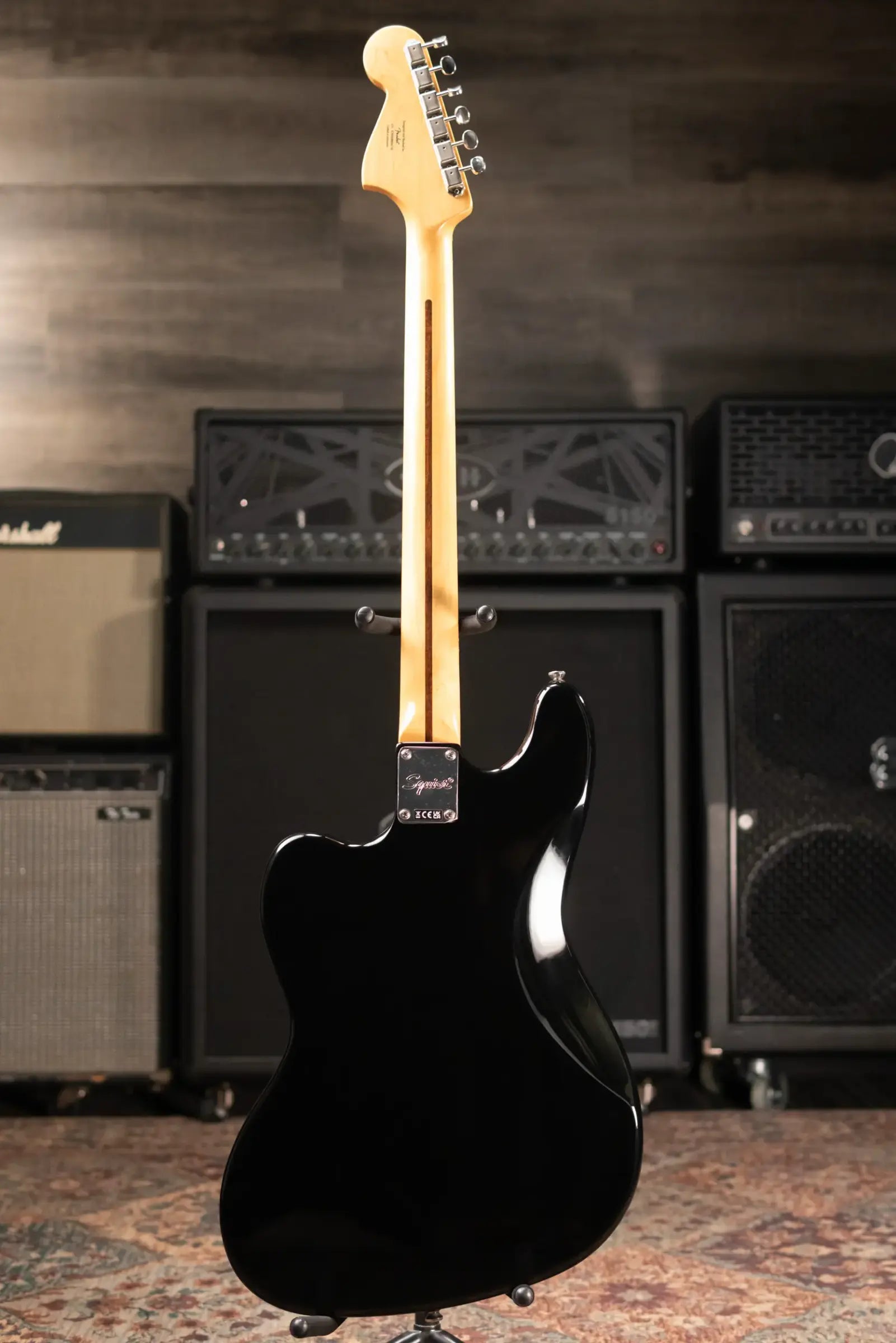 Squier FSR Classic Vibe Bass VI - Black with Matching Headstock