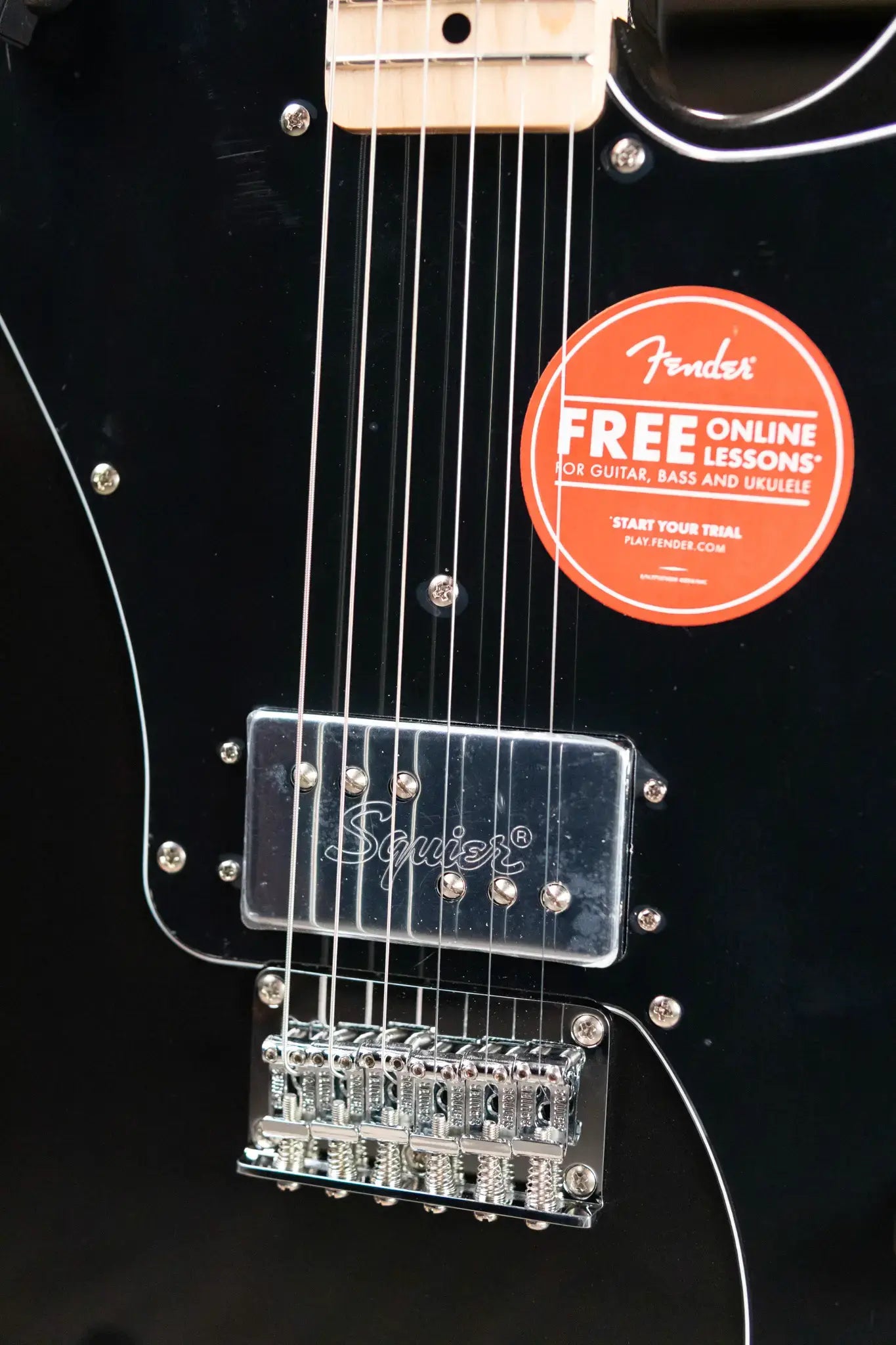 Squier Paranormal Esquire Deluxe Electric Guitar - Metallic Black