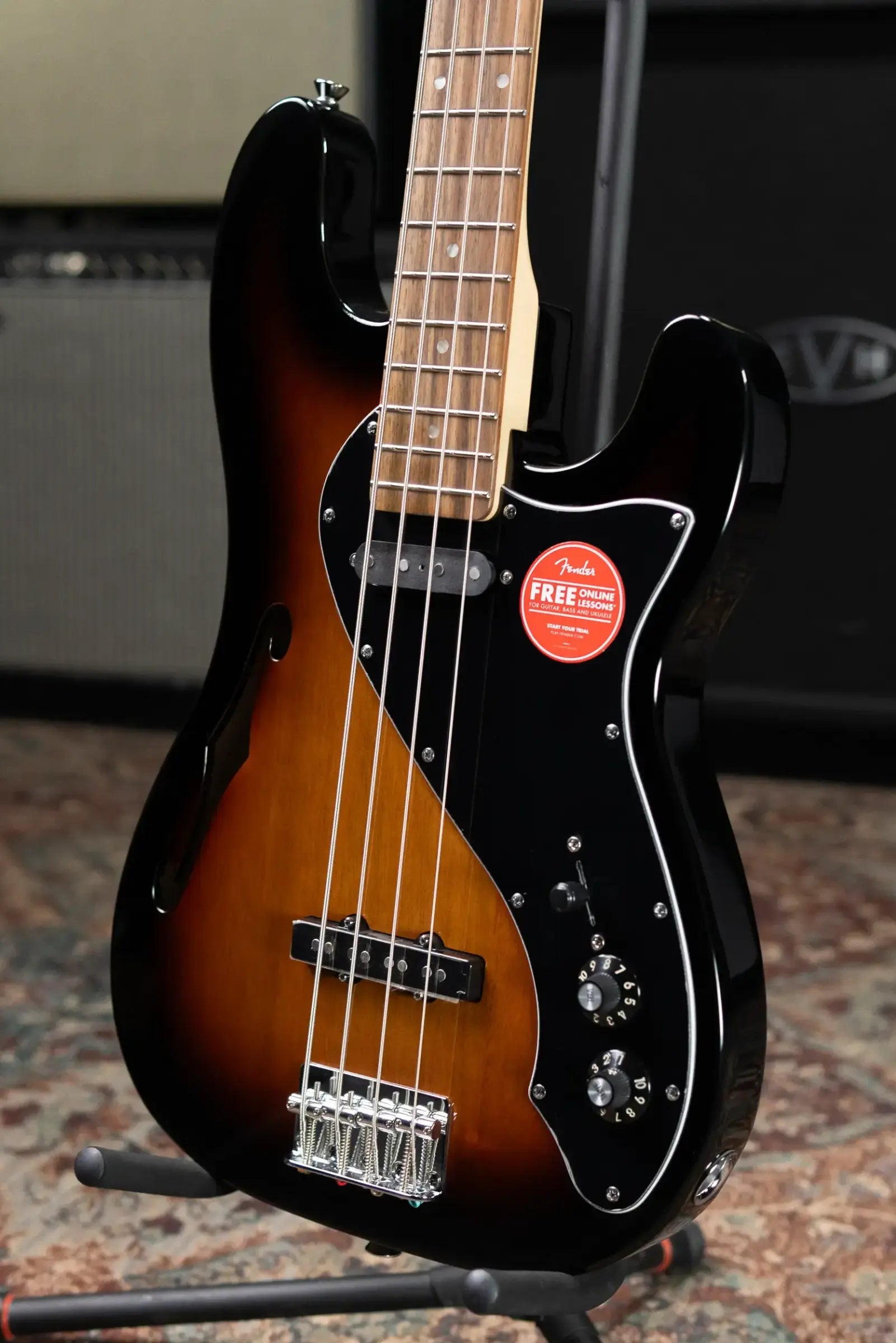 Squier Paranormal Precision Bass Thinline SJ - 3-Color Sunburst