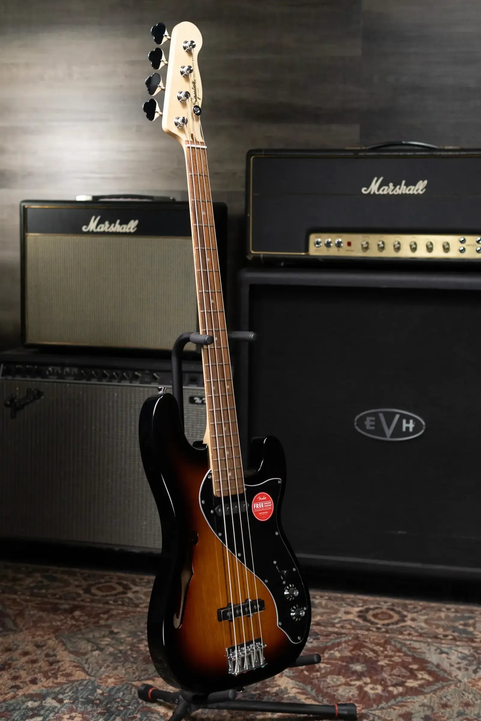 Squier Paranormal Precision Bass Thinline SJ - 3-Color Sunburst