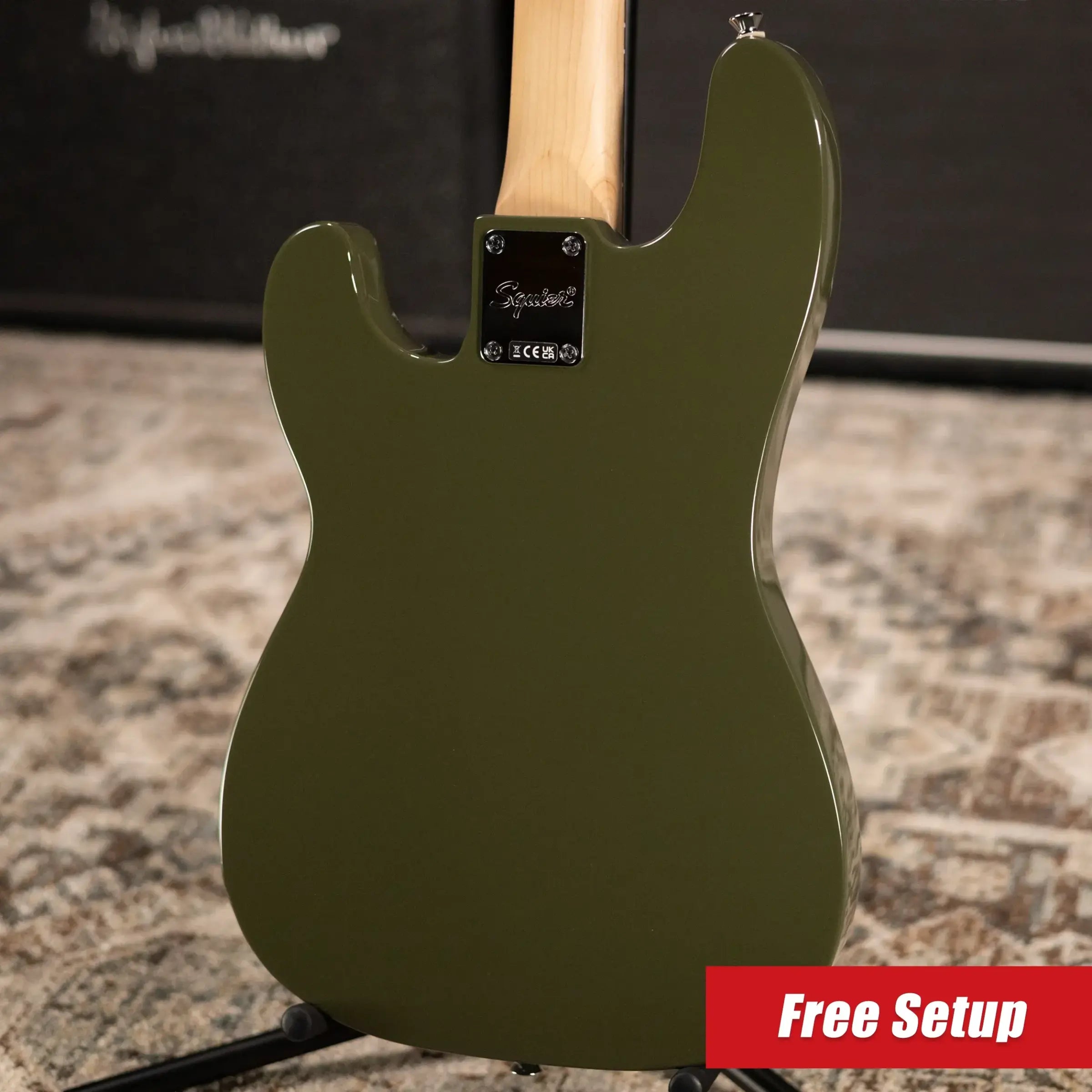 Squier Paranormal Precision Bass Thinline SJ - Olive