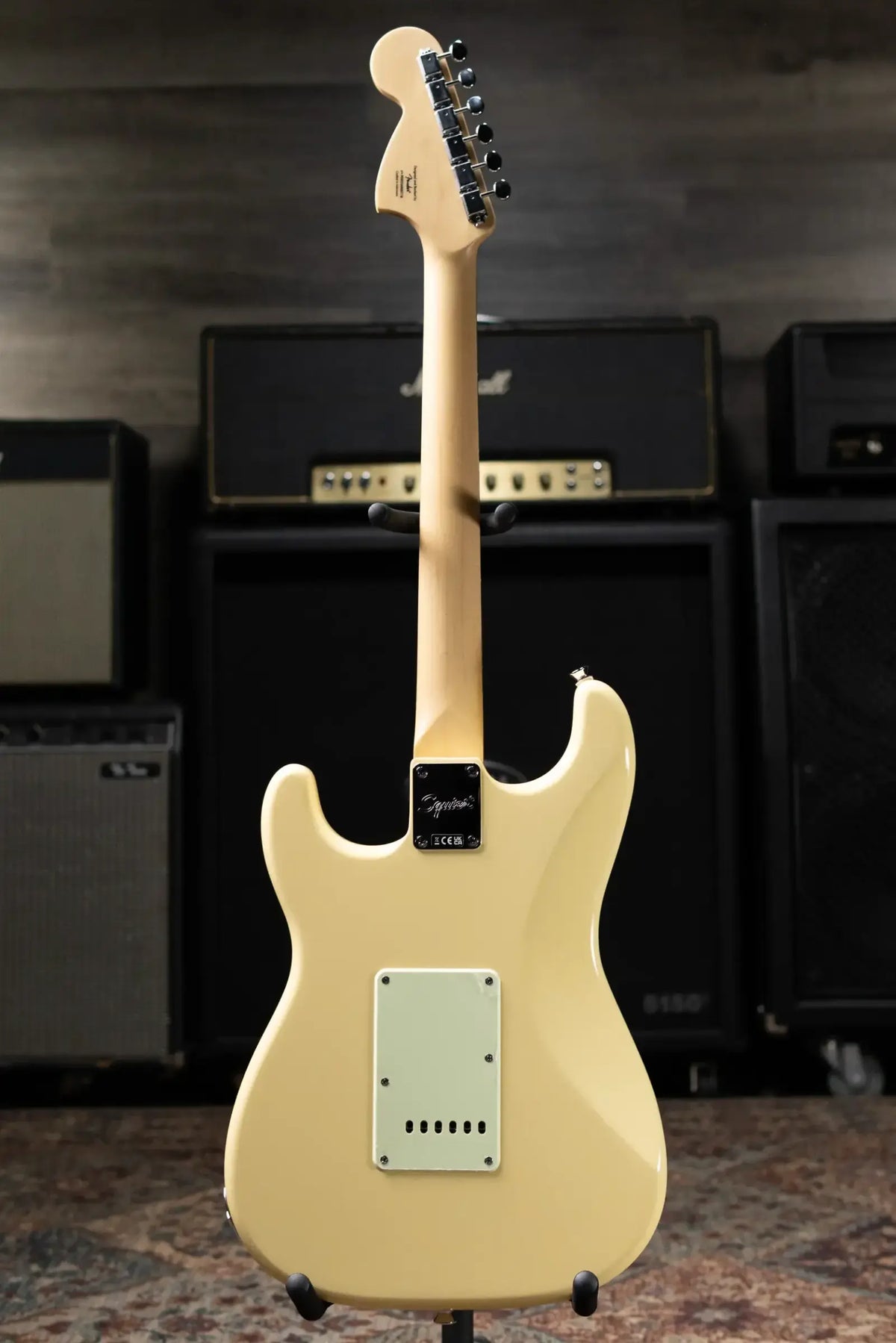 Squier Paranormal Stratocaster Deluxe Electric Guitar - Vintage White