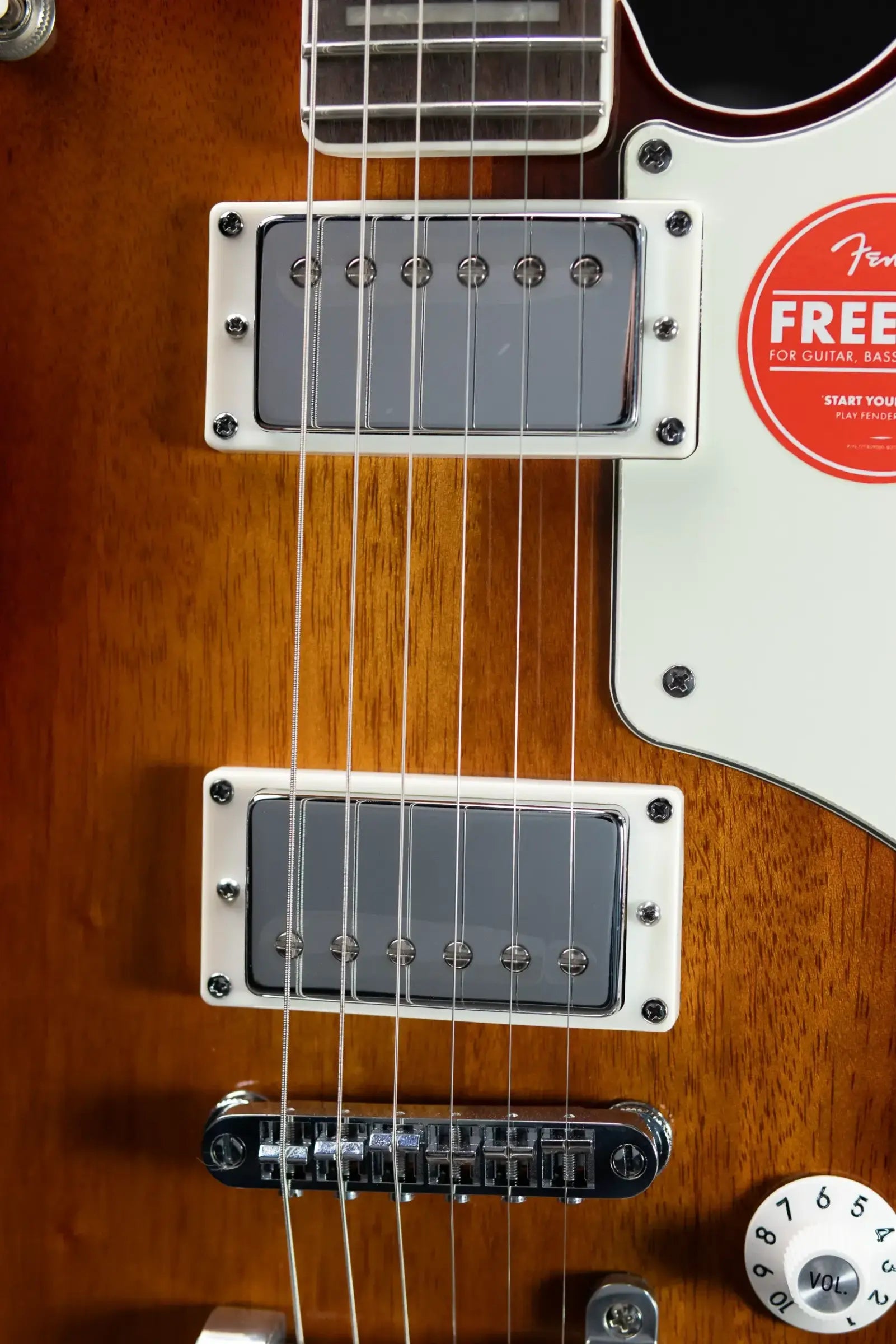 Squier Paranormal Troublemaker Telecaster Deluxe Bigsby Electric Guitar - Honey Sunburst