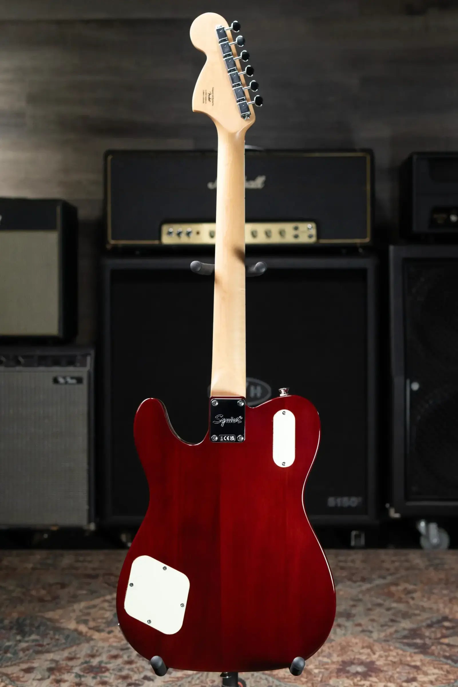 Squier Paranormal Troublemaker Telecaster Deluxe Bigsby Electric Guitar - Honey Sunburst
