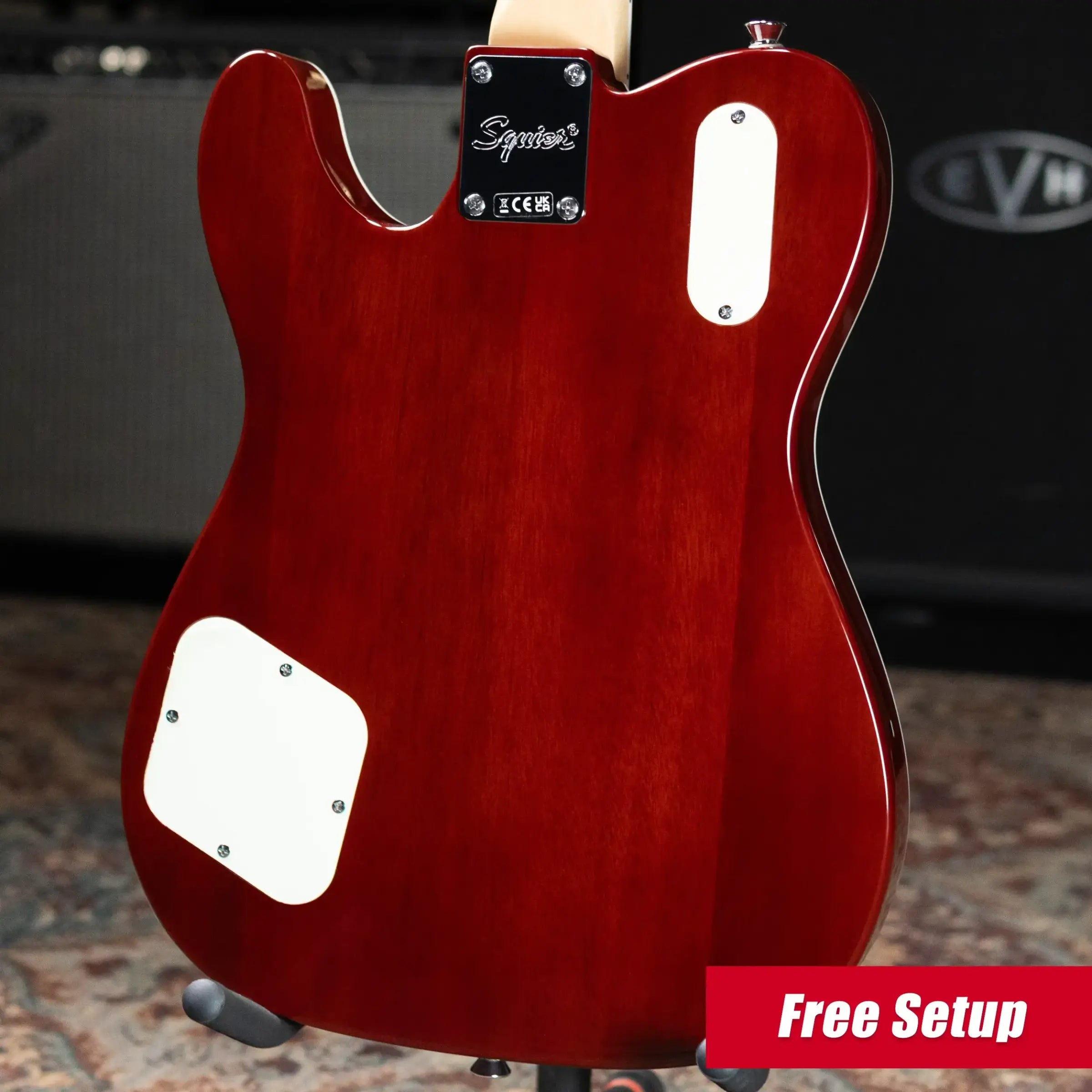 Squier Paranormal Troublemaker Telecaster Deluxe Bigsby Electric Guitar - Honey Sunburst