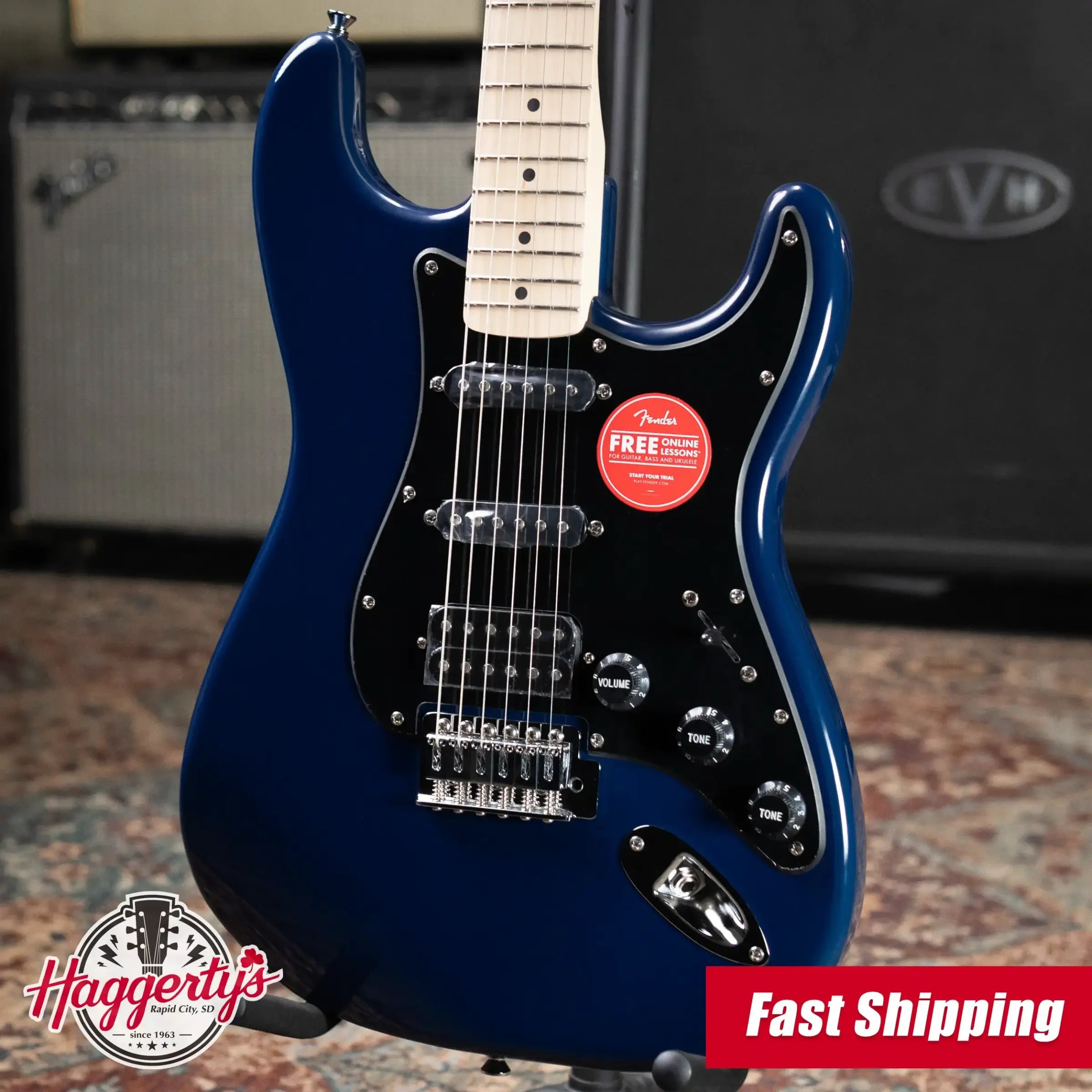 Fender Squier Strat Dark Blue 【公式ショッピングサイト】
