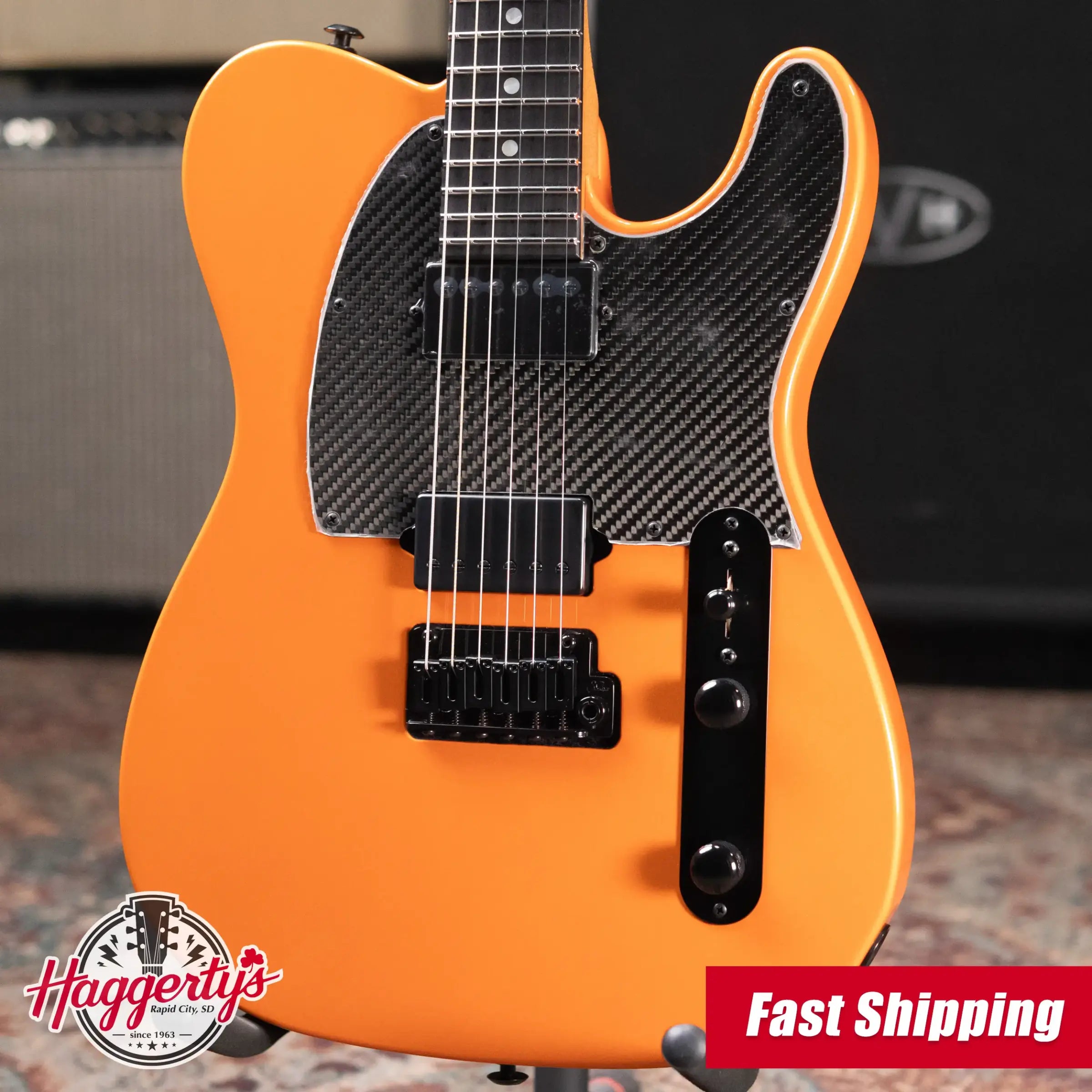 Suhr Andy Wood 10th Anniversary Signature Modern T Electric Guitar - Arancio Orange with Gig Bag