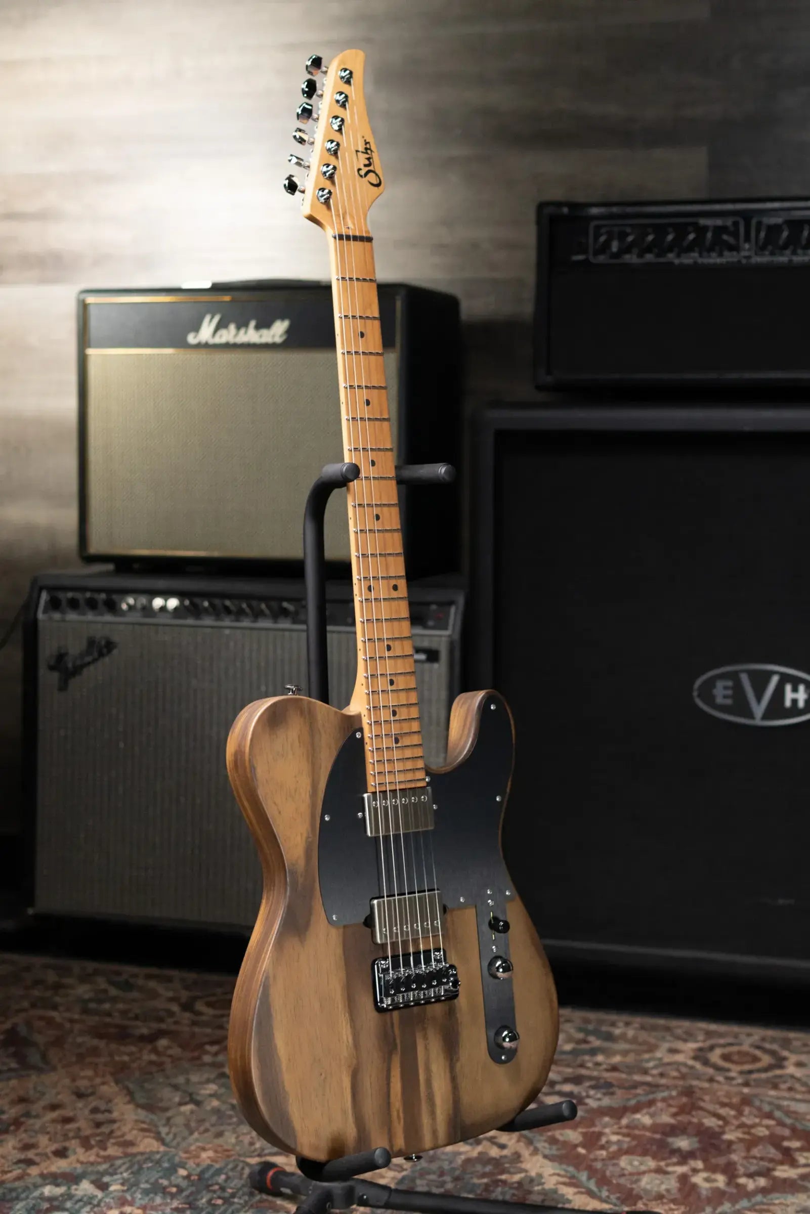 Suhr Andy Wood Signature Series Modern T HH Electric Guitar - Whiskey Barrel with Gig Bag