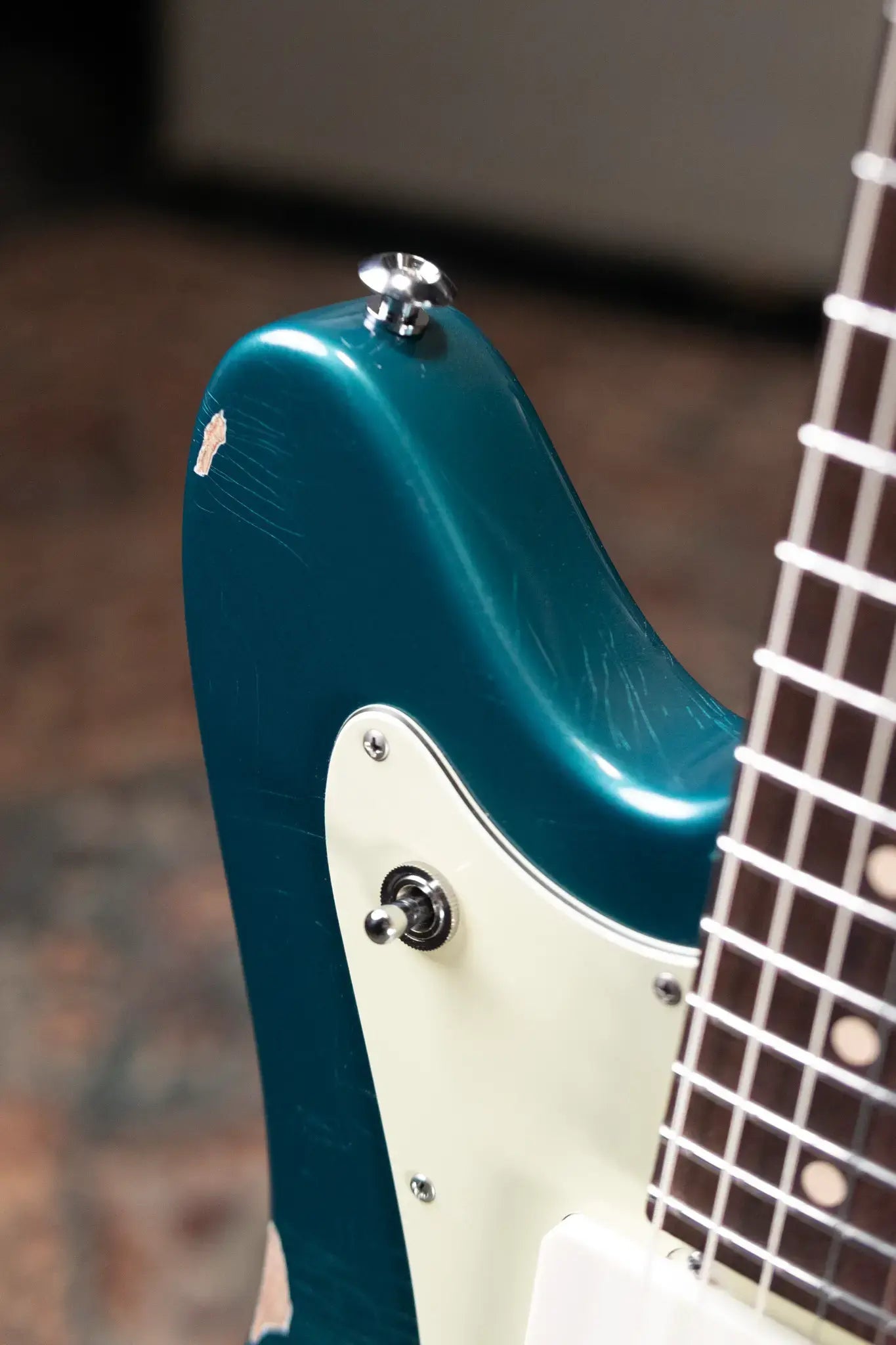 Suhr Classic JM Antique LE Electric Guitar - Ocean Turquoise Metallic with Gig Bag