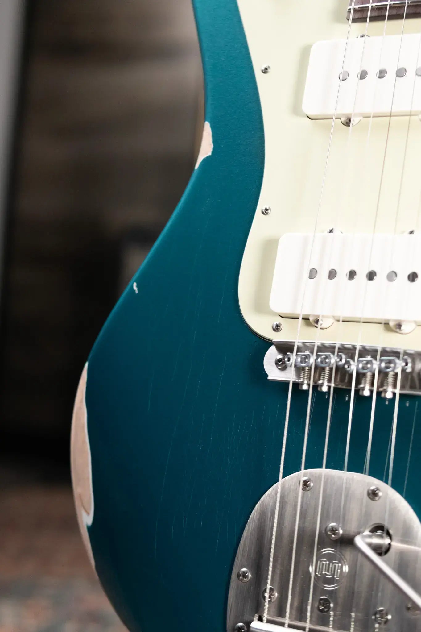 Suhr Classic JM Antique LE Electric Guitar - Ocean Turquoise Metallic with Gig Bag