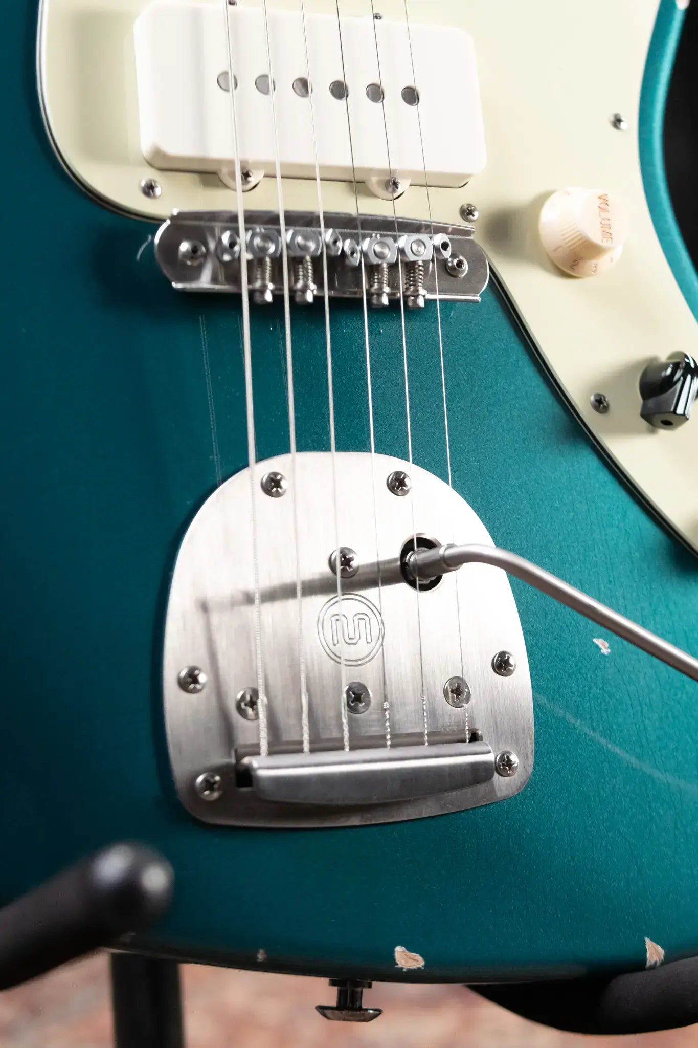 Suhr Classic JM Antique LE Electric Guitar - Ocean Turquoise Metallic with Gig Bag