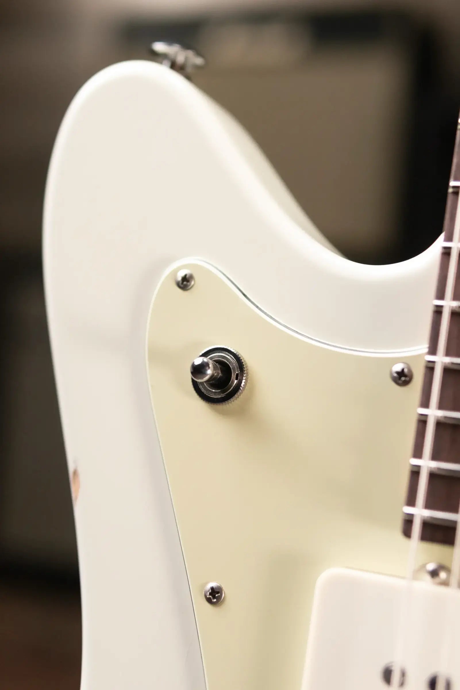 Suhr Classic JM Antique LE Electric Guitar - Olympic White with Gig Bag