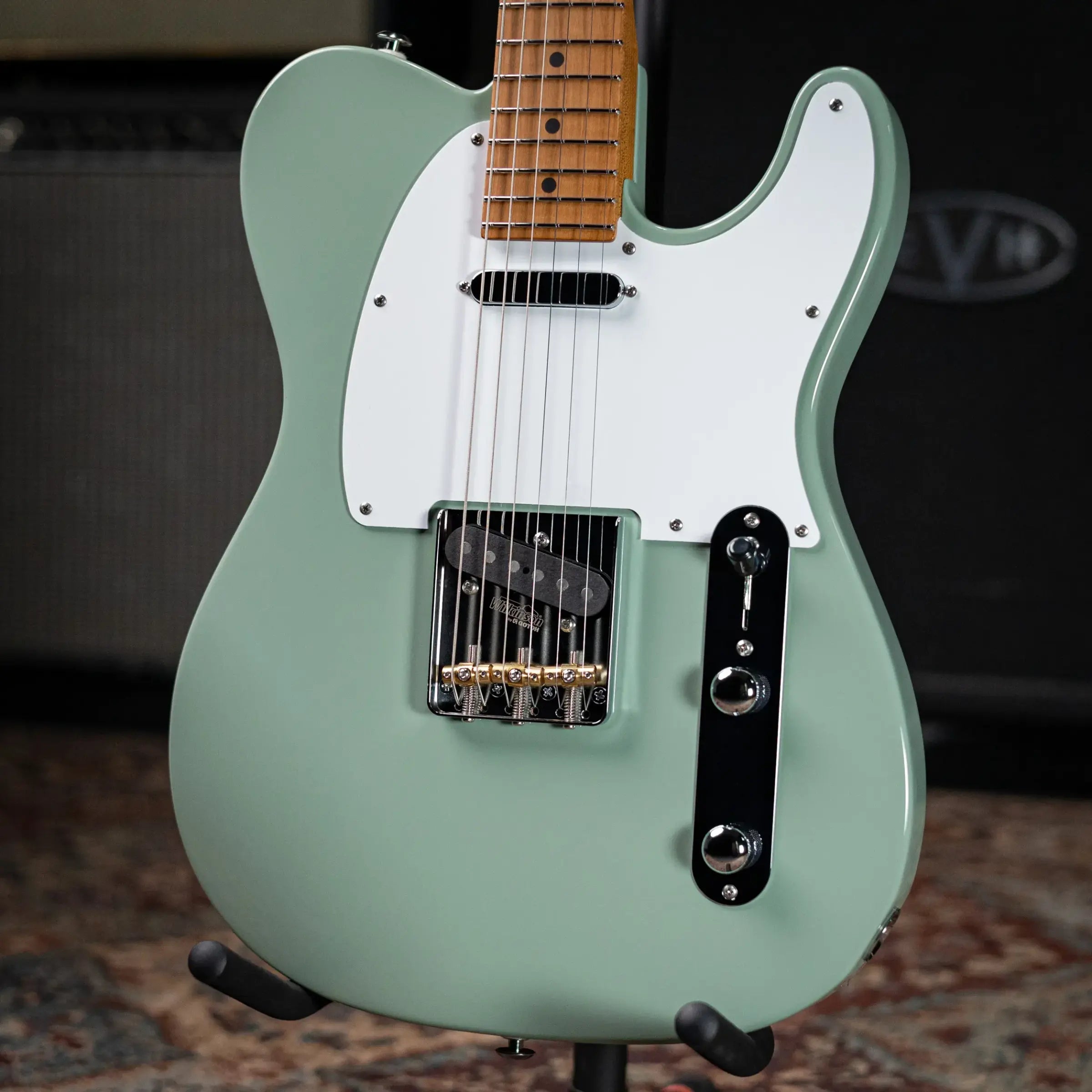Suhr Classic T Roasted Pine Limited Edition Electric Guitar - Sage Green with Softshell Case